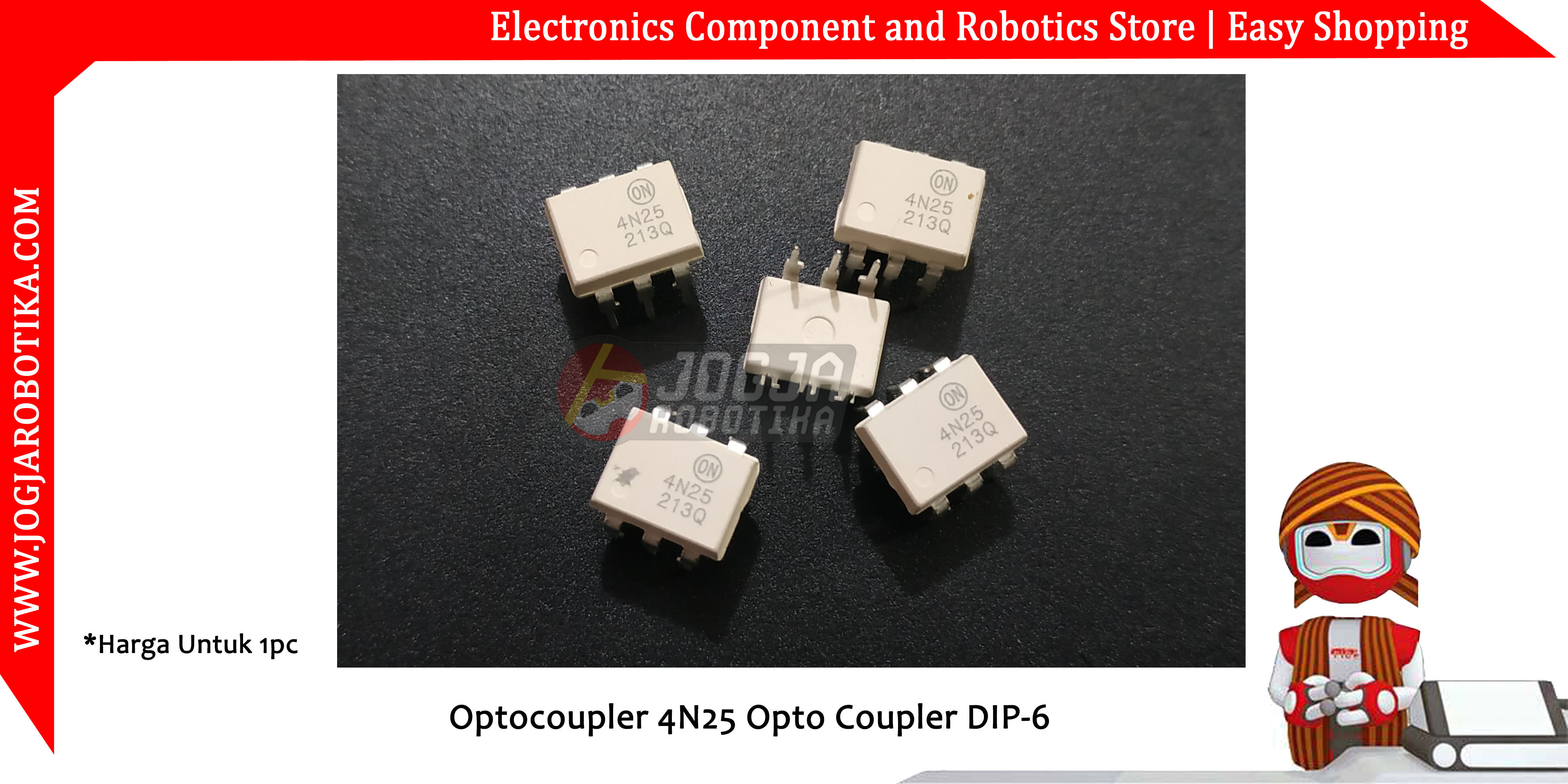 Optocoupler 4N25 Opto Coupler DIP-6