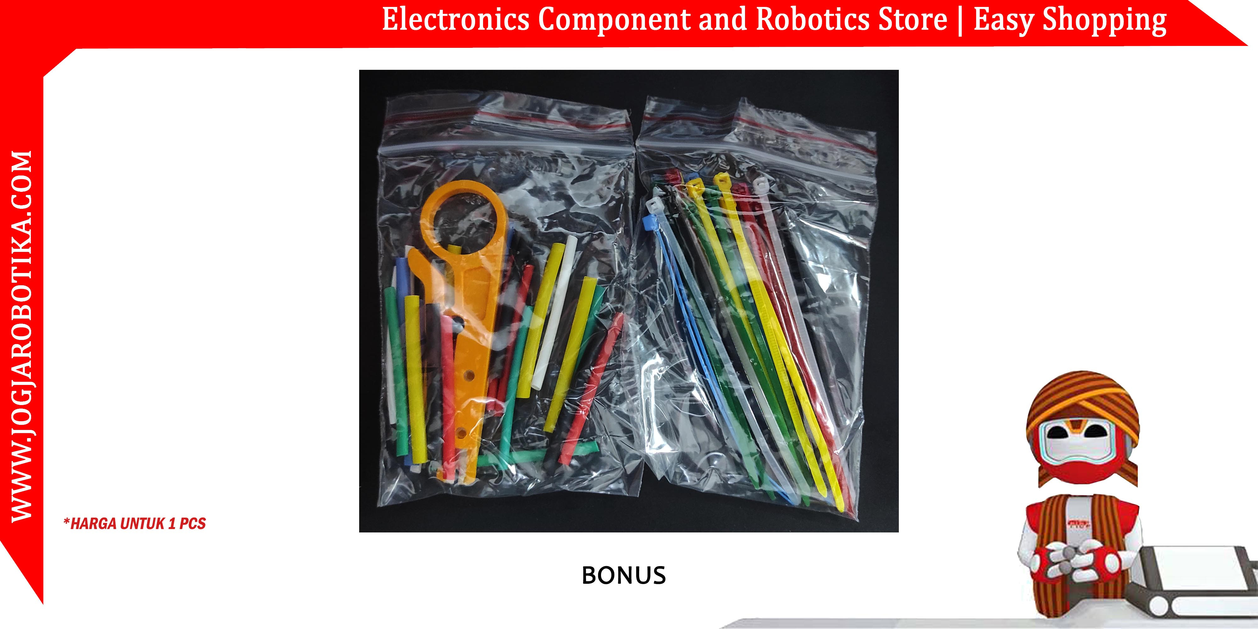 Kabel Silikon Fleksibel Flexible Hook Up Wire Kit 30AWG AWG 30 5 Warna