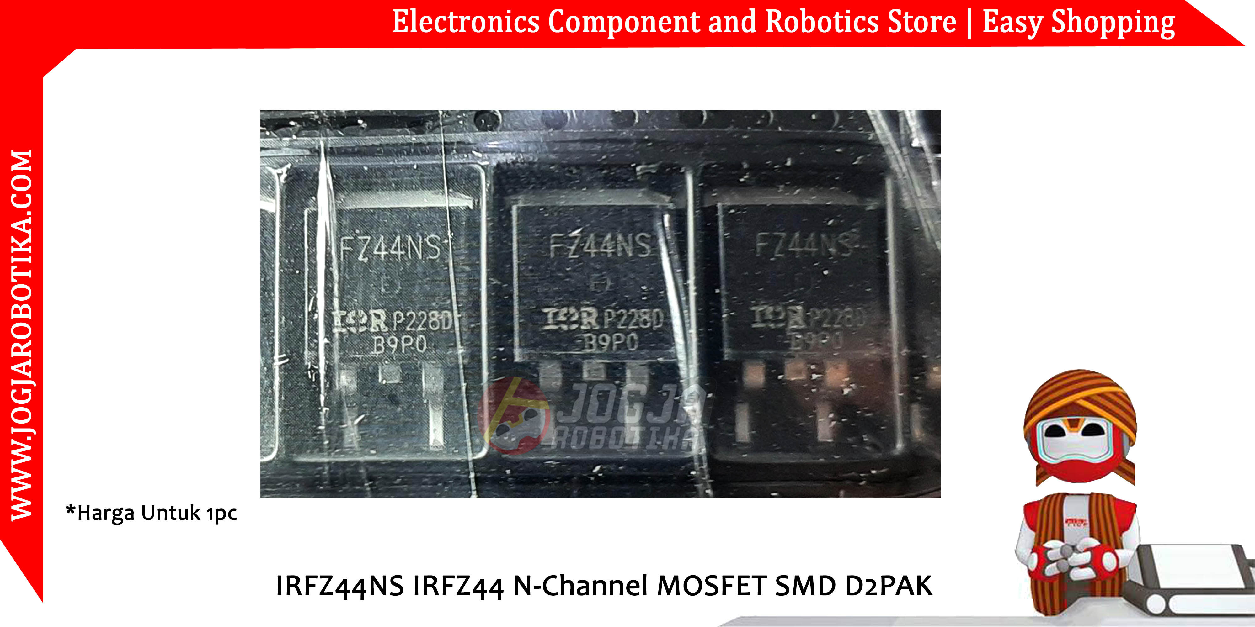 IRFZ44NS IRFZ44 N-Channel MOSFET SMD D2PAK
