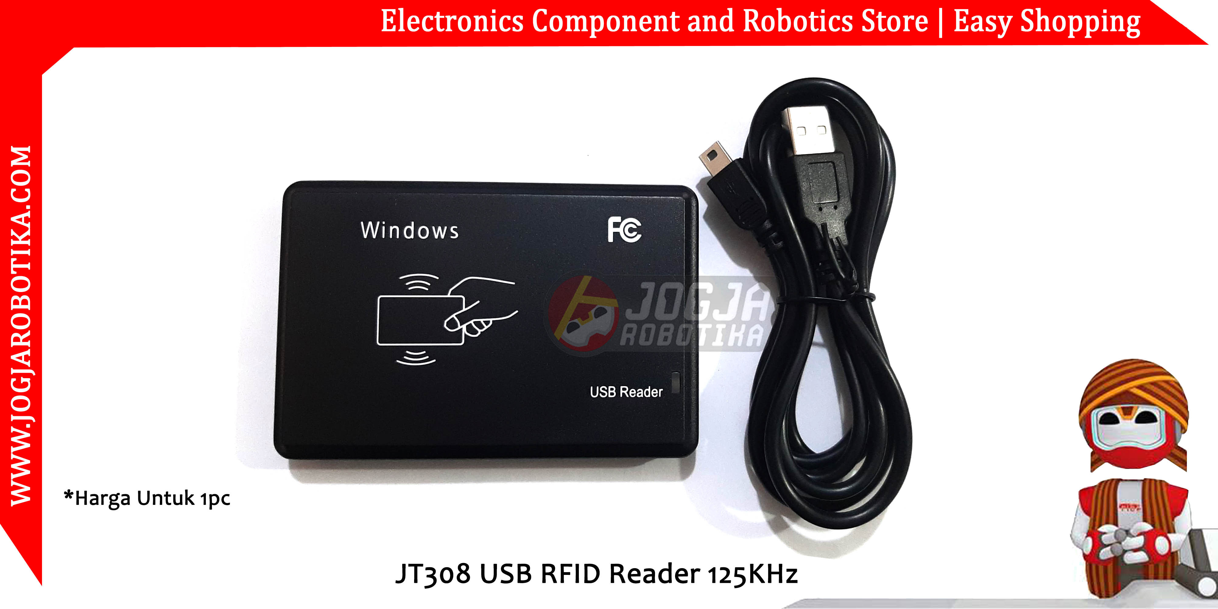 JT308 USB RFID Reader 125KHz