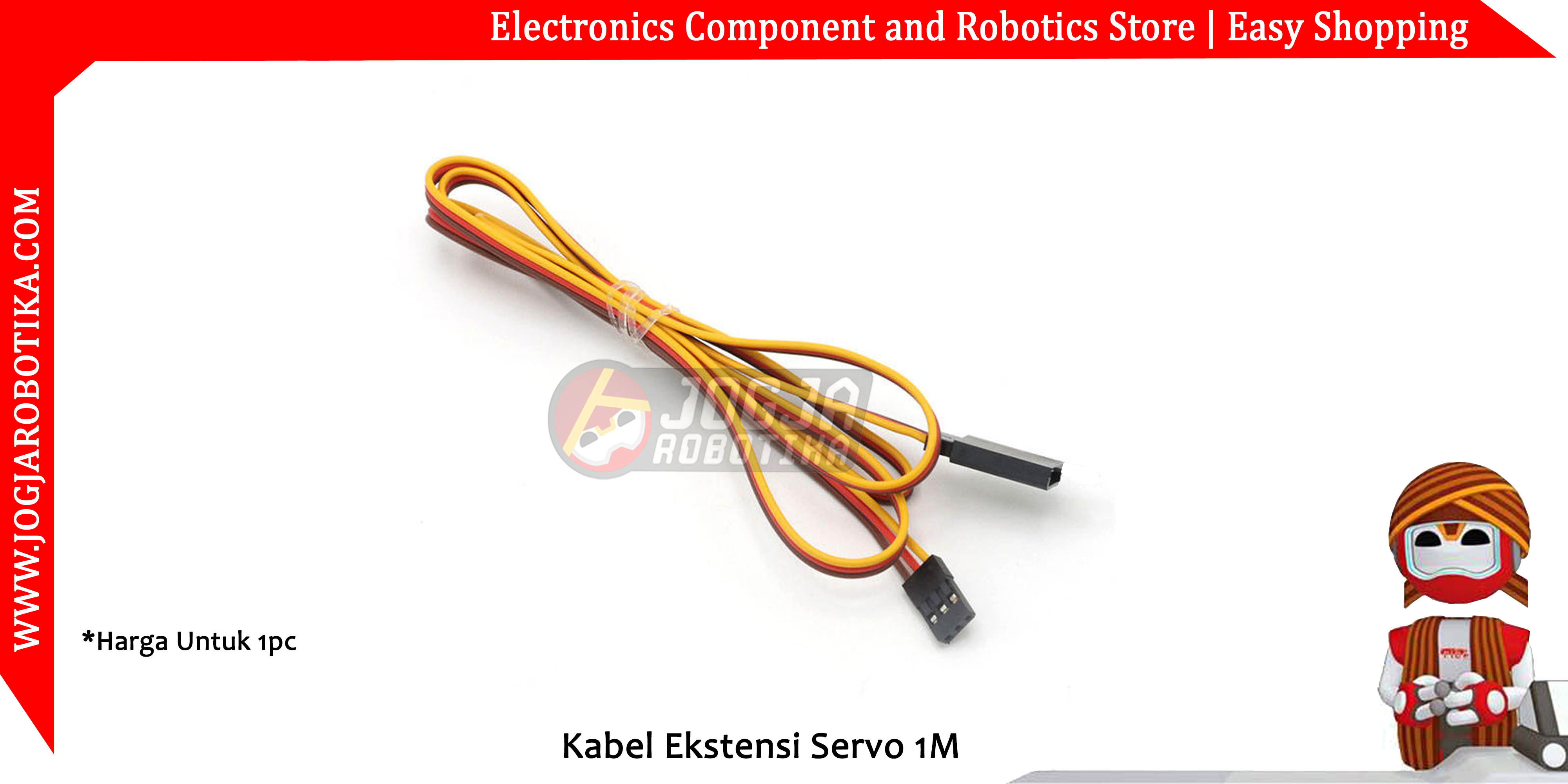 Kabel Ekstensi Servo 1M