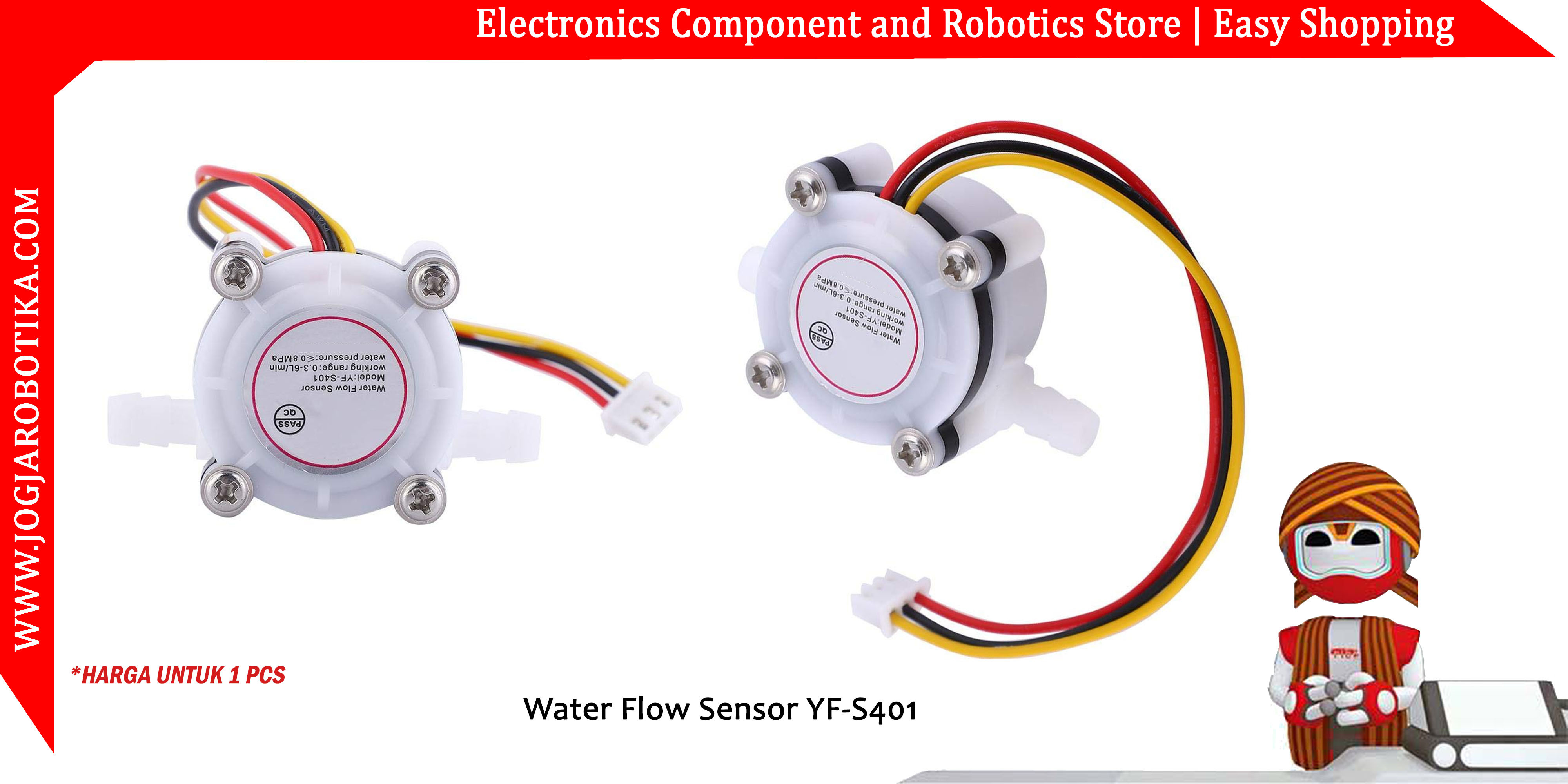 Water Flow Sensor YF-S401