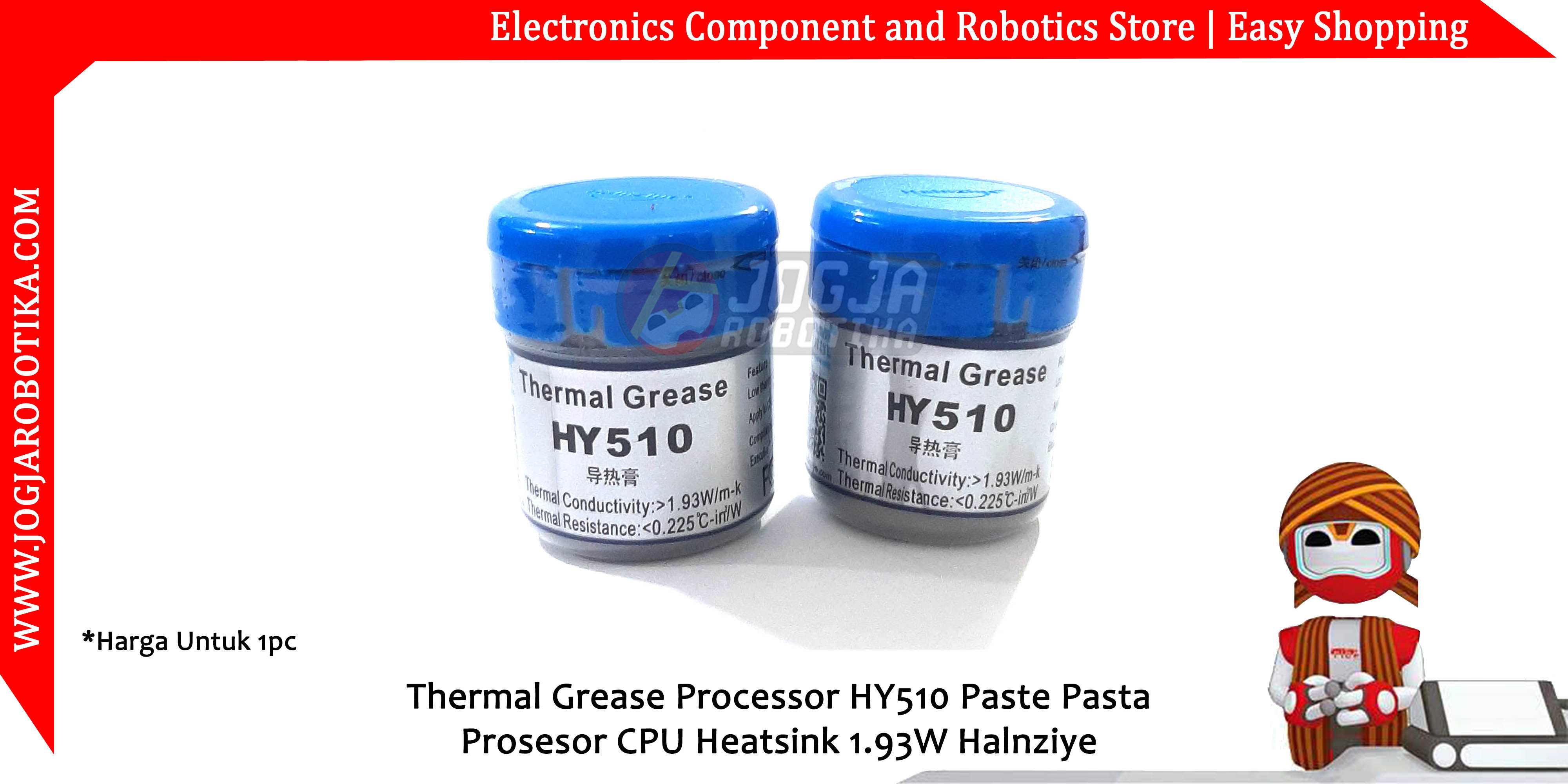 Thermal Grease Processor HY510 Paste Pasta Prosesor CPU Heatsink 1.93W Halnziye