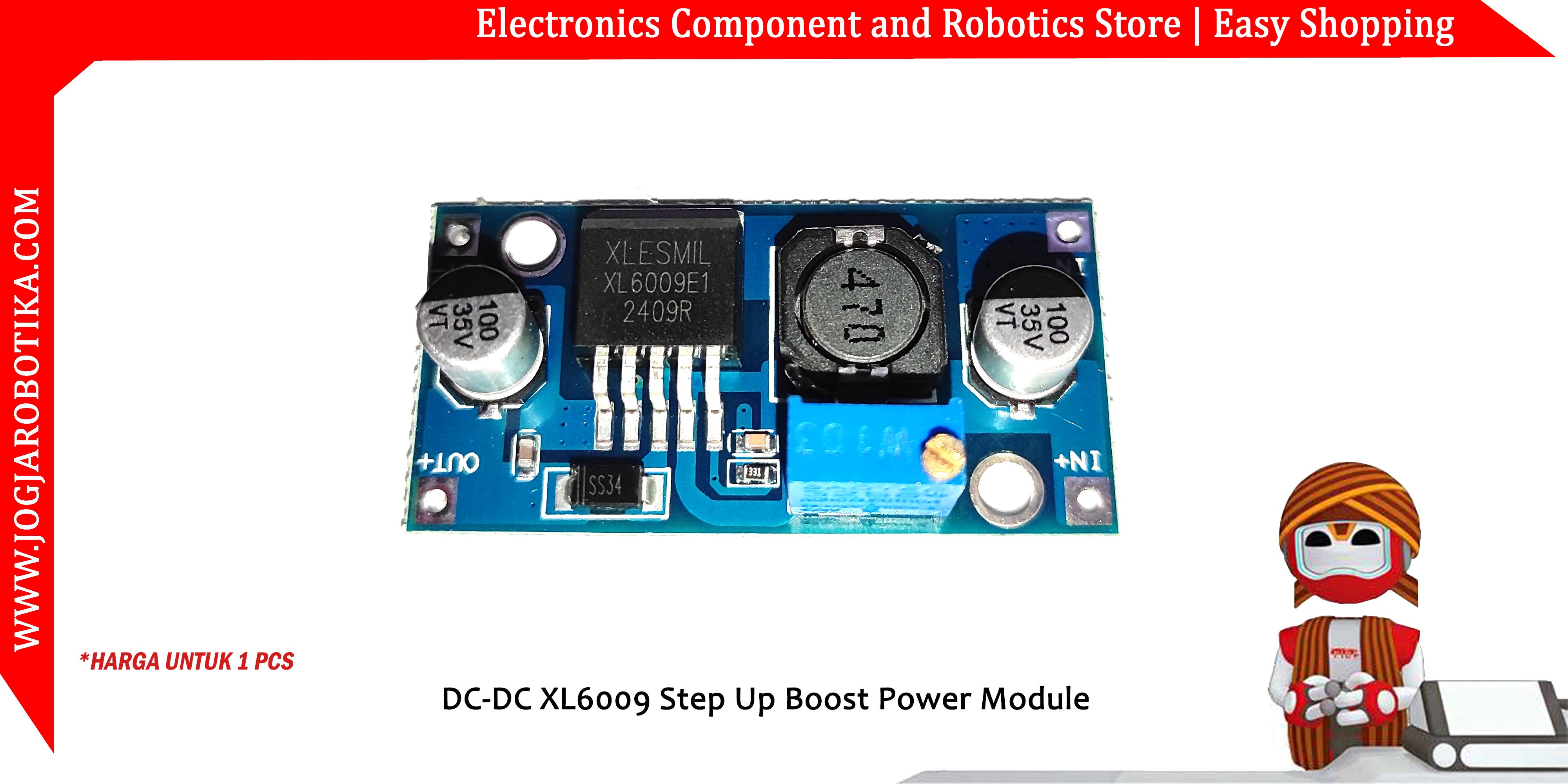 DC-DC XL6009 Step Up Boost Power Module