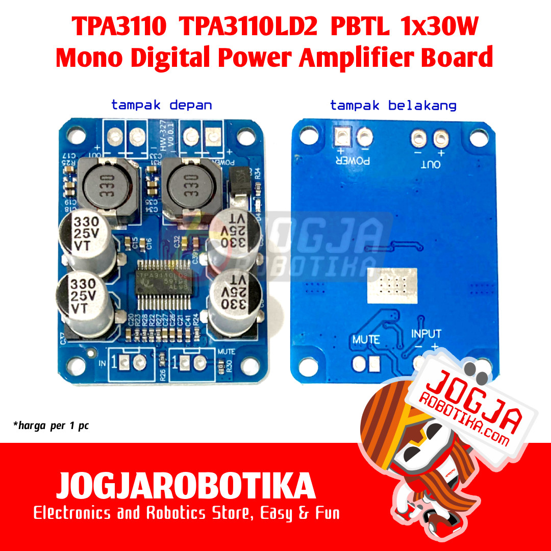 TPA3118 PBTL Mono Digital Power Amplifier Board 1X60W