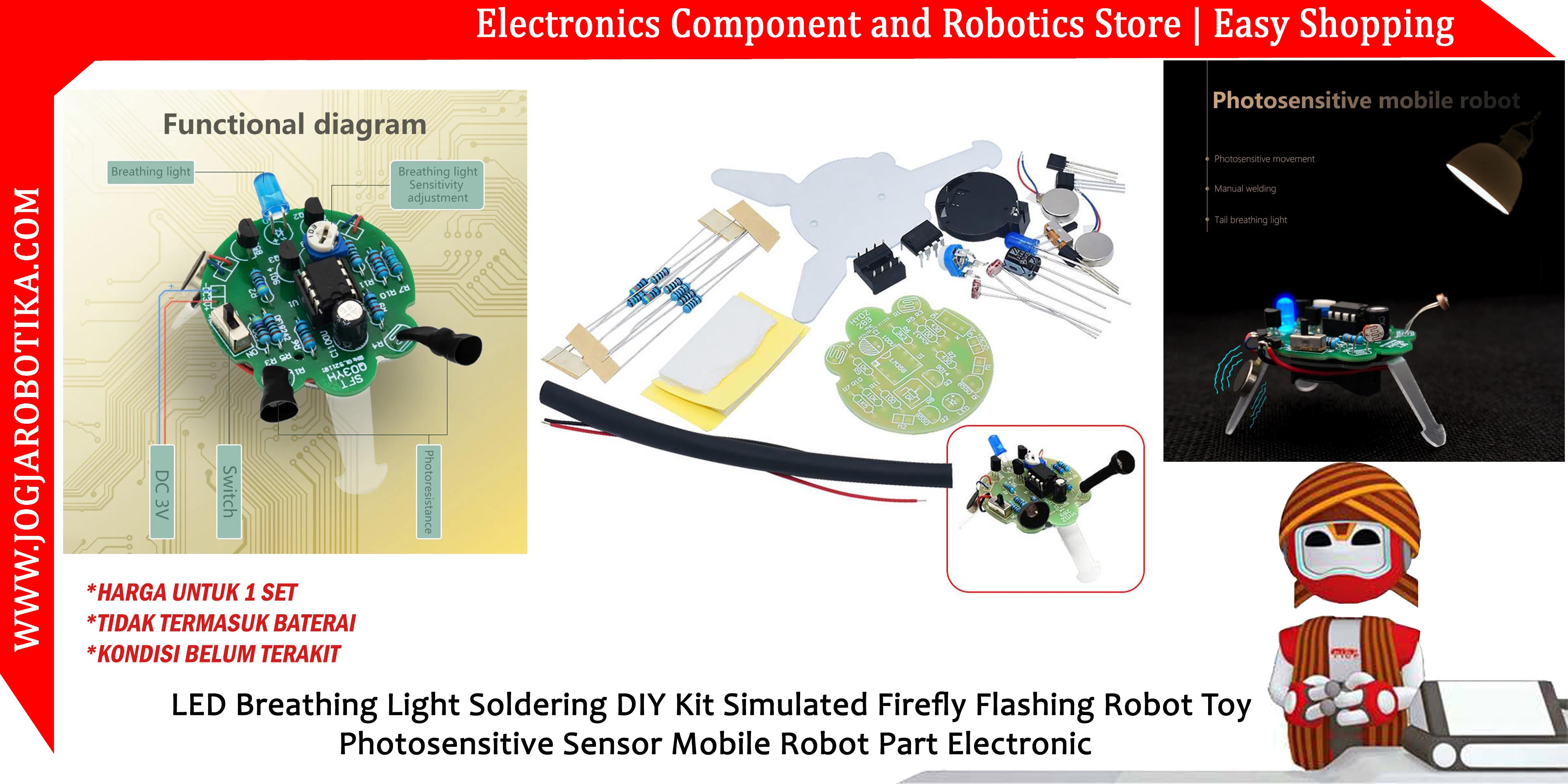 DIY Kit Biped Walking Robot Mainan Edukasi Anak