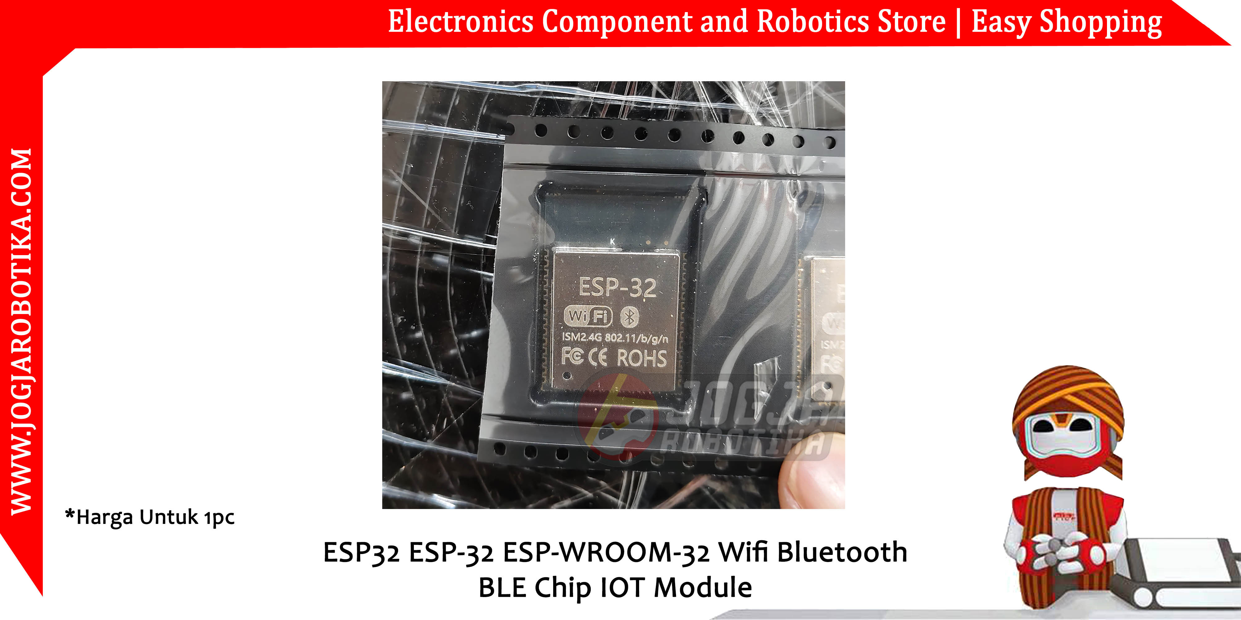 ESP32 ESP-32 ESP-WROOM-32 Wifi Bluetooth BLE Chip IOT Module