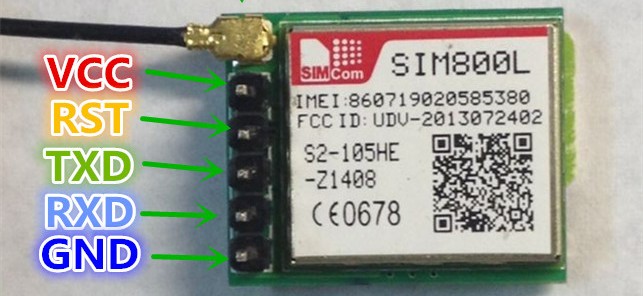 SIM800L micro SIM GPRS GSM Module with Antenna