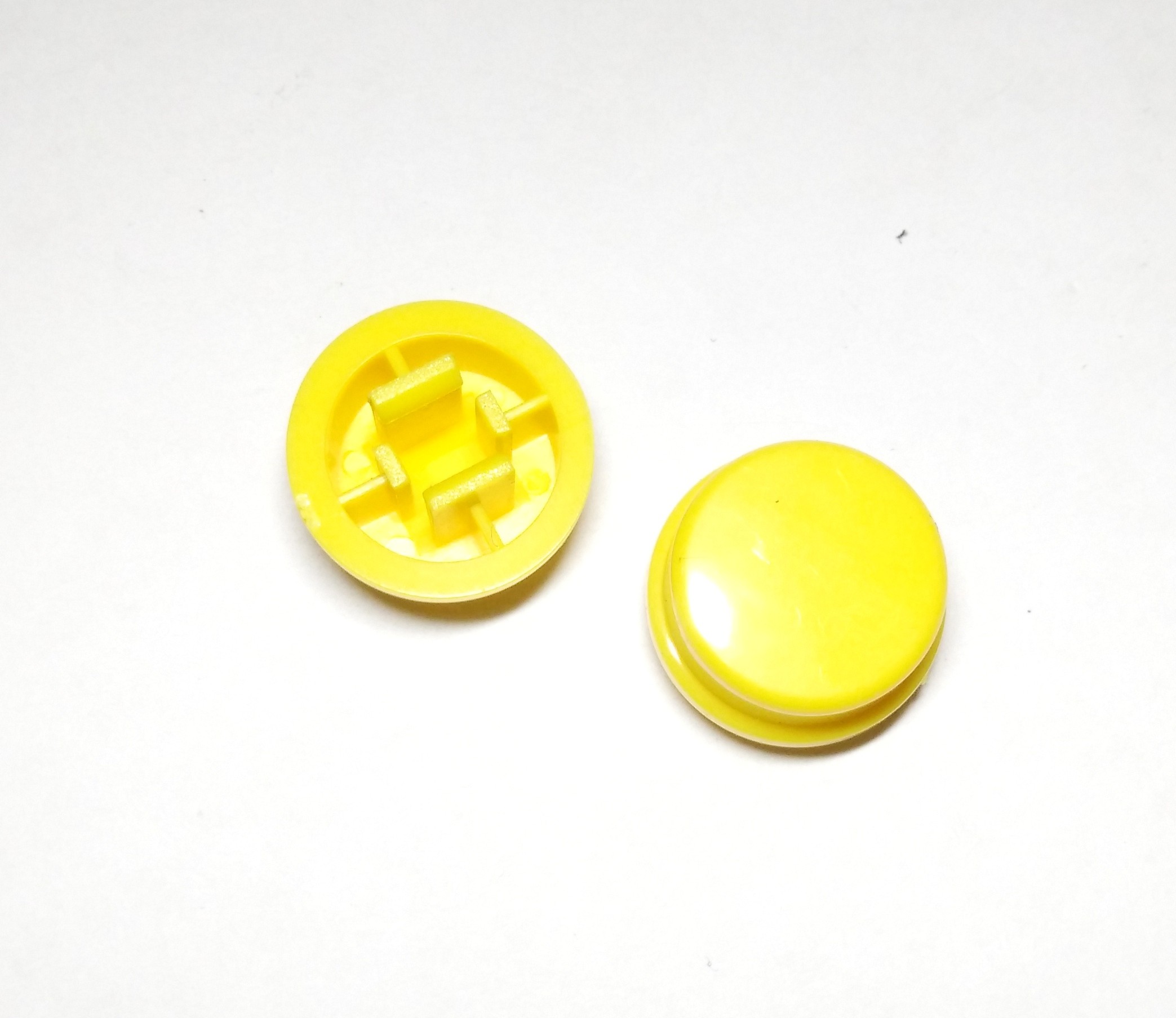 Knop/Cap Push Button 4 kaki 12x12x7.3mm-Putih
