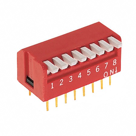 DIP Switch 8 Pin Piano Type