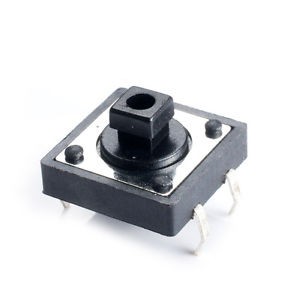 Push Button 4 Kaki 12x12x7.3MM