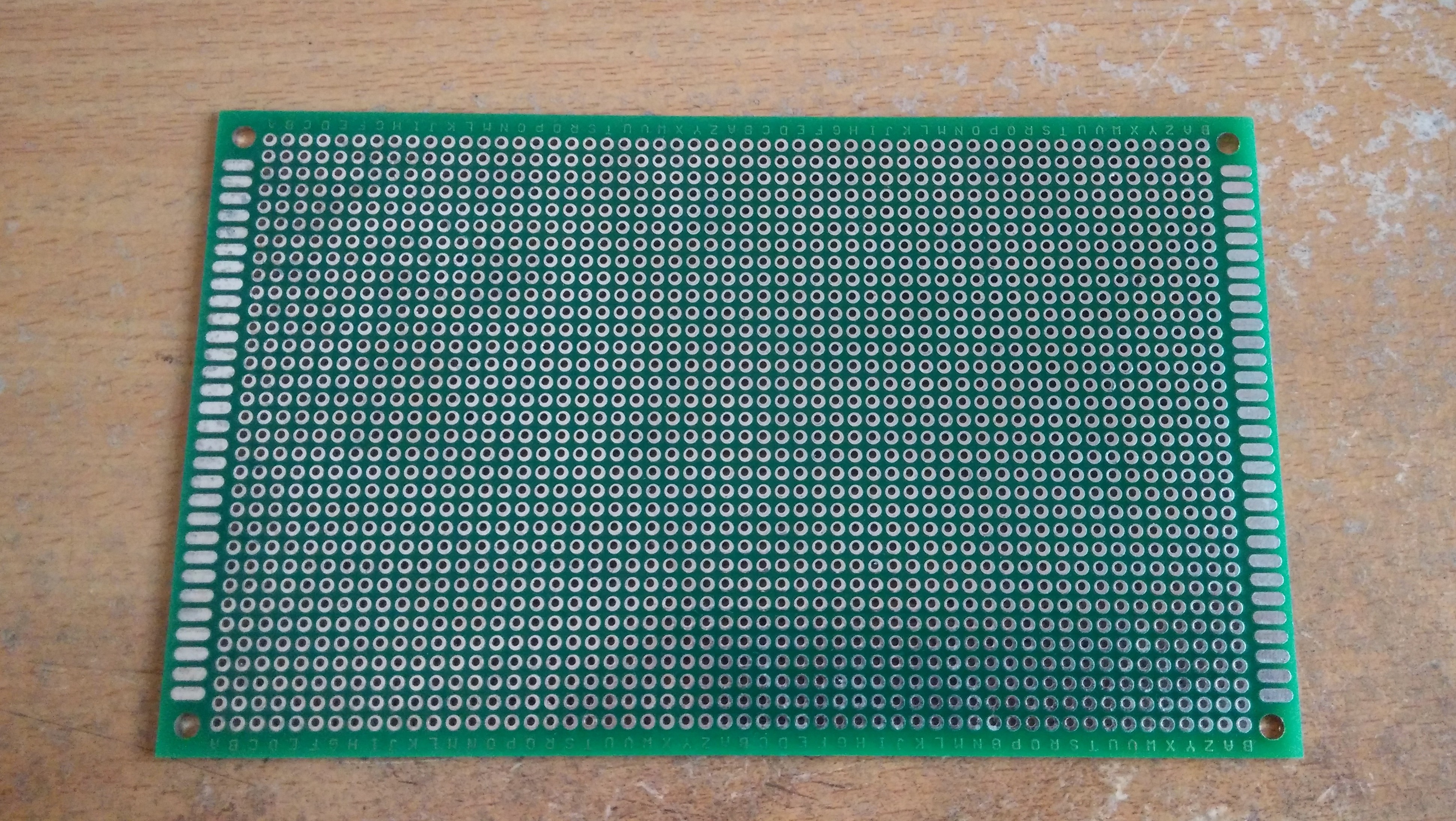 PCB Lubang IC Double Layer 9x15 Cm