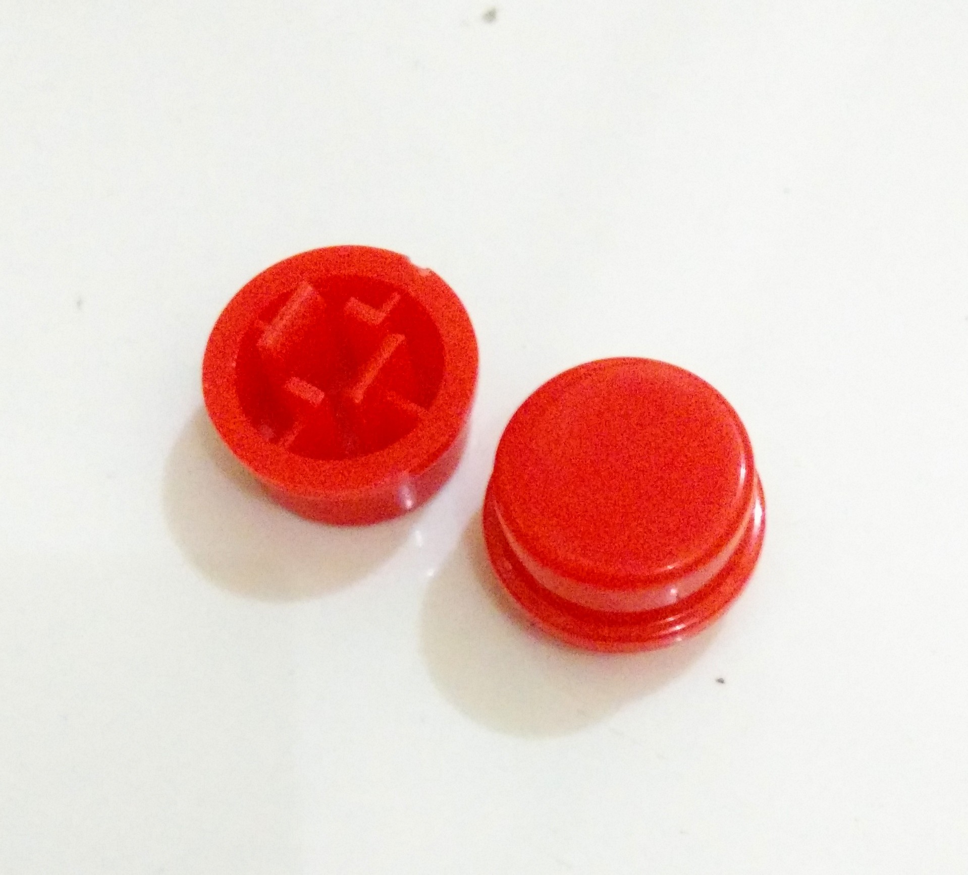 Knop/Cap Push Button 4 kaki 12x12x7.3mm-Putih
