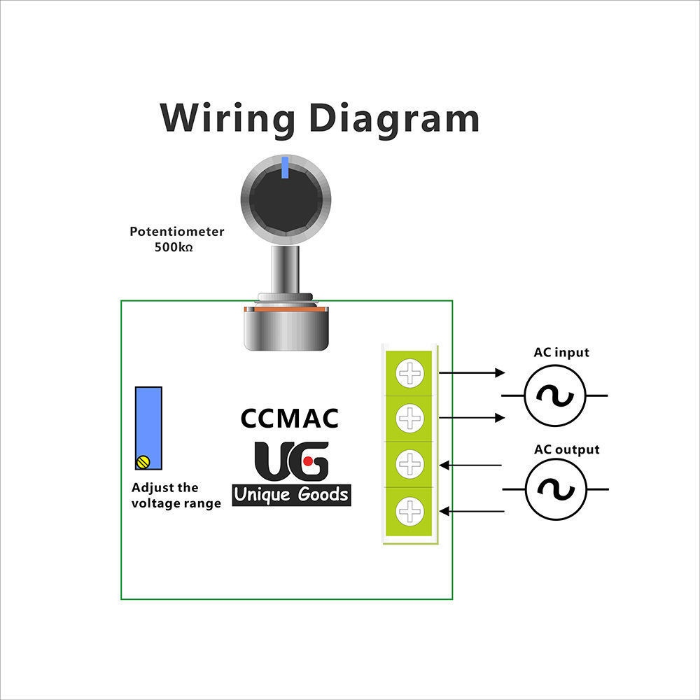 AC 220 2000W Adjustable SCR Voltage Regulator Module