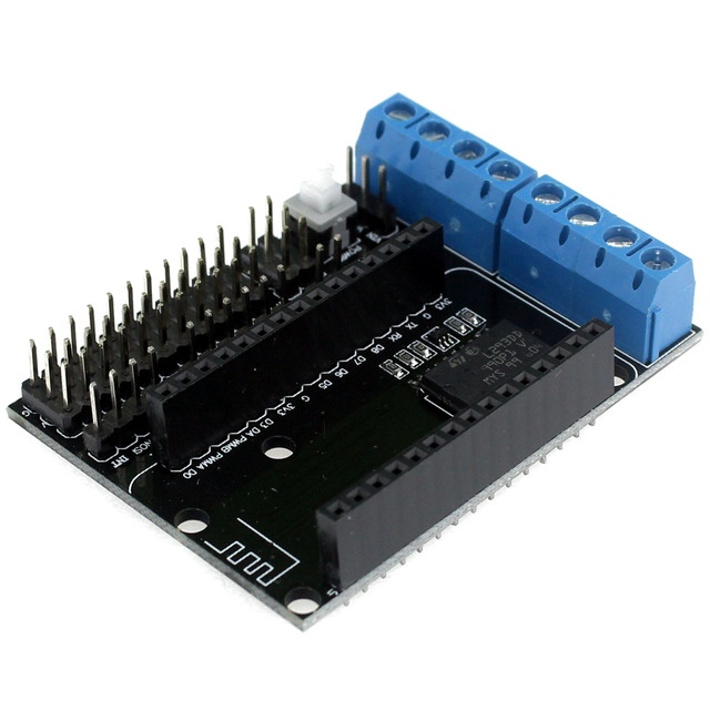 ESP8266 WiFi Motor Drive Expansion Board L293D ESP12E Lua Things Smart Car