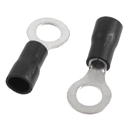 Skun Sekun RV3.5-6 Ring Insulated Terminal-Black