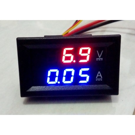 DC0-100V / 10A LED DC dual-display digital Voltmeter Amperemeter