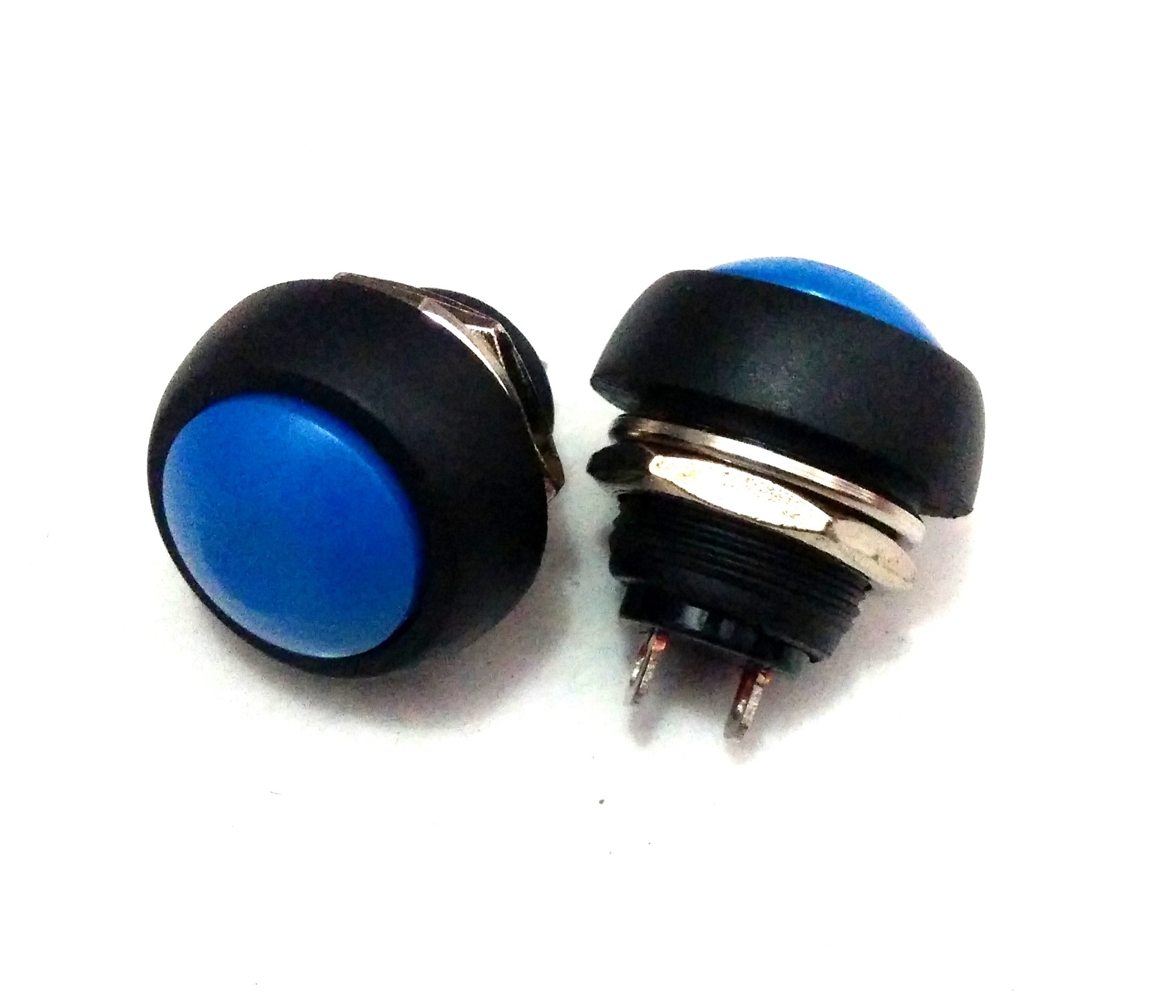 Push Button Waterproof PBS-33B 12mm-Blue