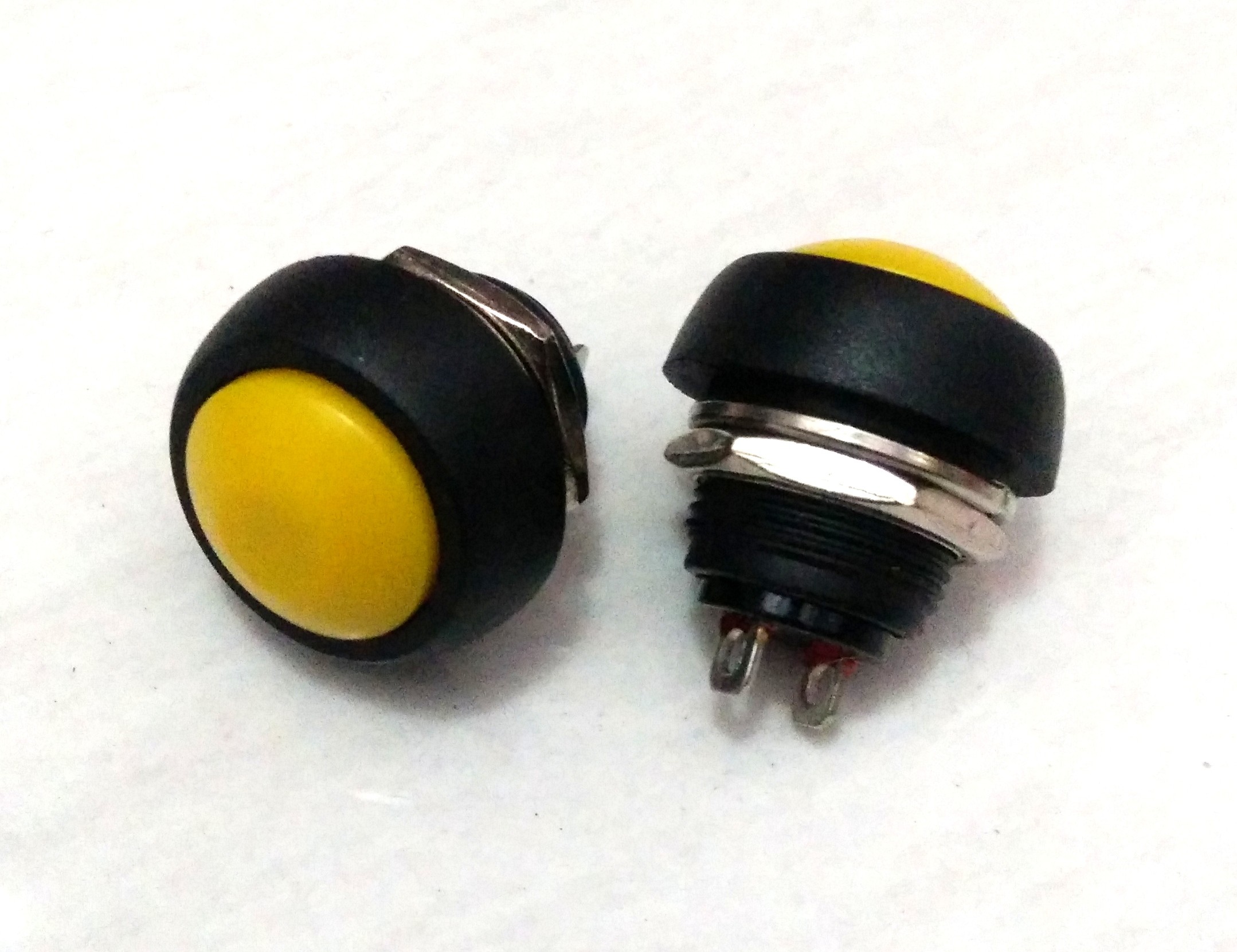 Push Button Waterproof PBS-33B 12mm-Yellow