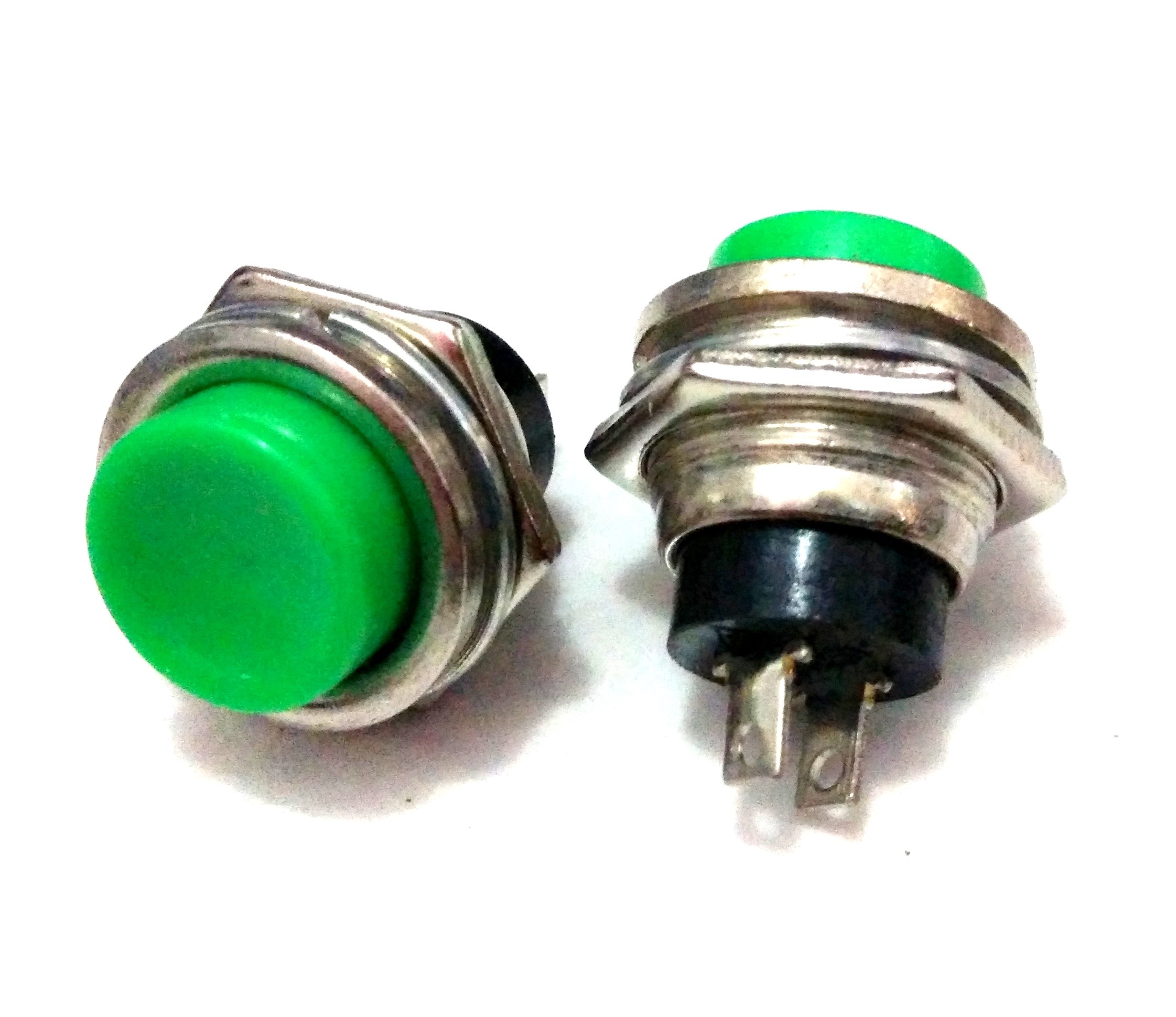 PUSH BUTTON DS-212 3A 125V-Green