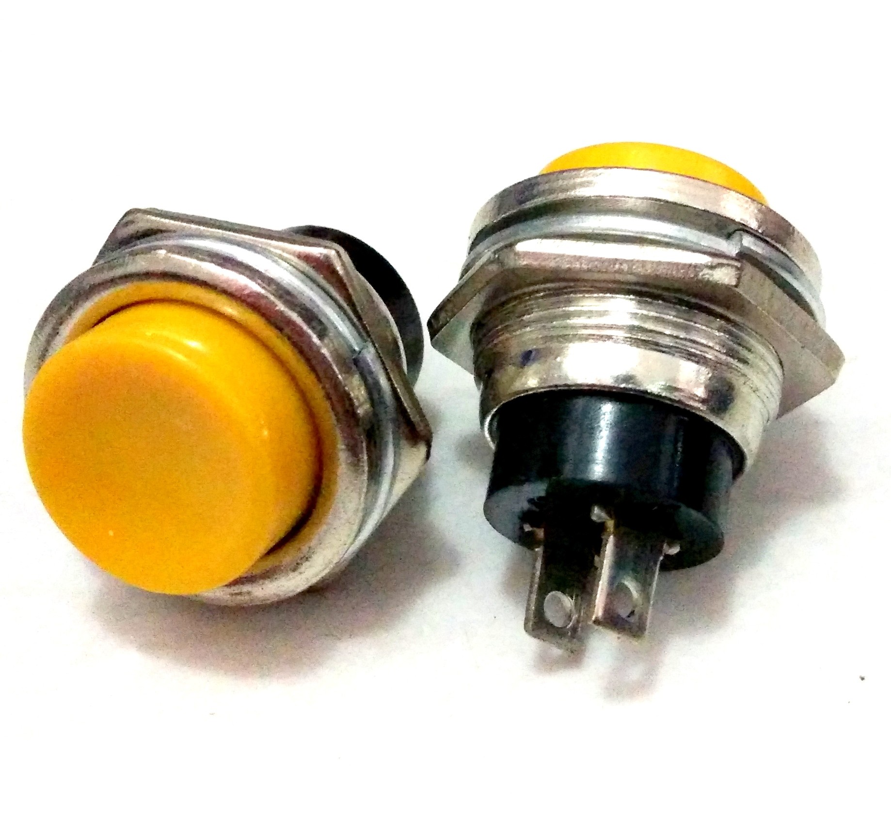 PUSH BUTTON DS-212 3A 125V-Yellow