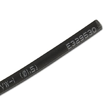 1.5mm Heat Shrinkable Tubing / Selang bakar- Hitam