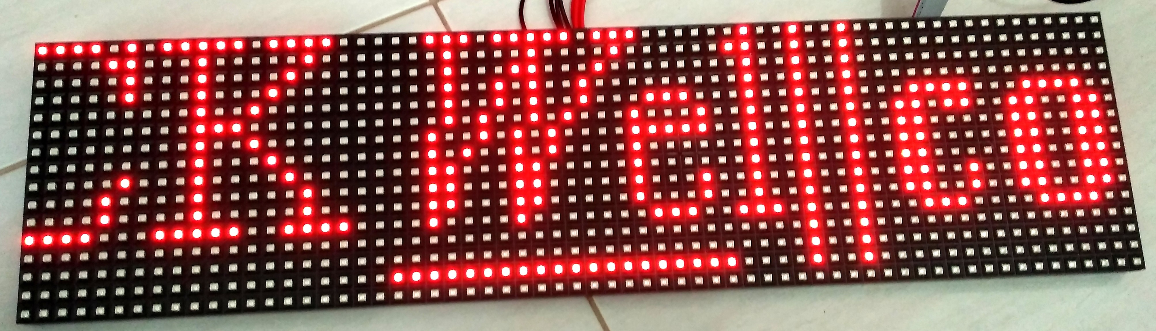 Led Matrik SMD F5.0 P7.62 Red (Indoor)