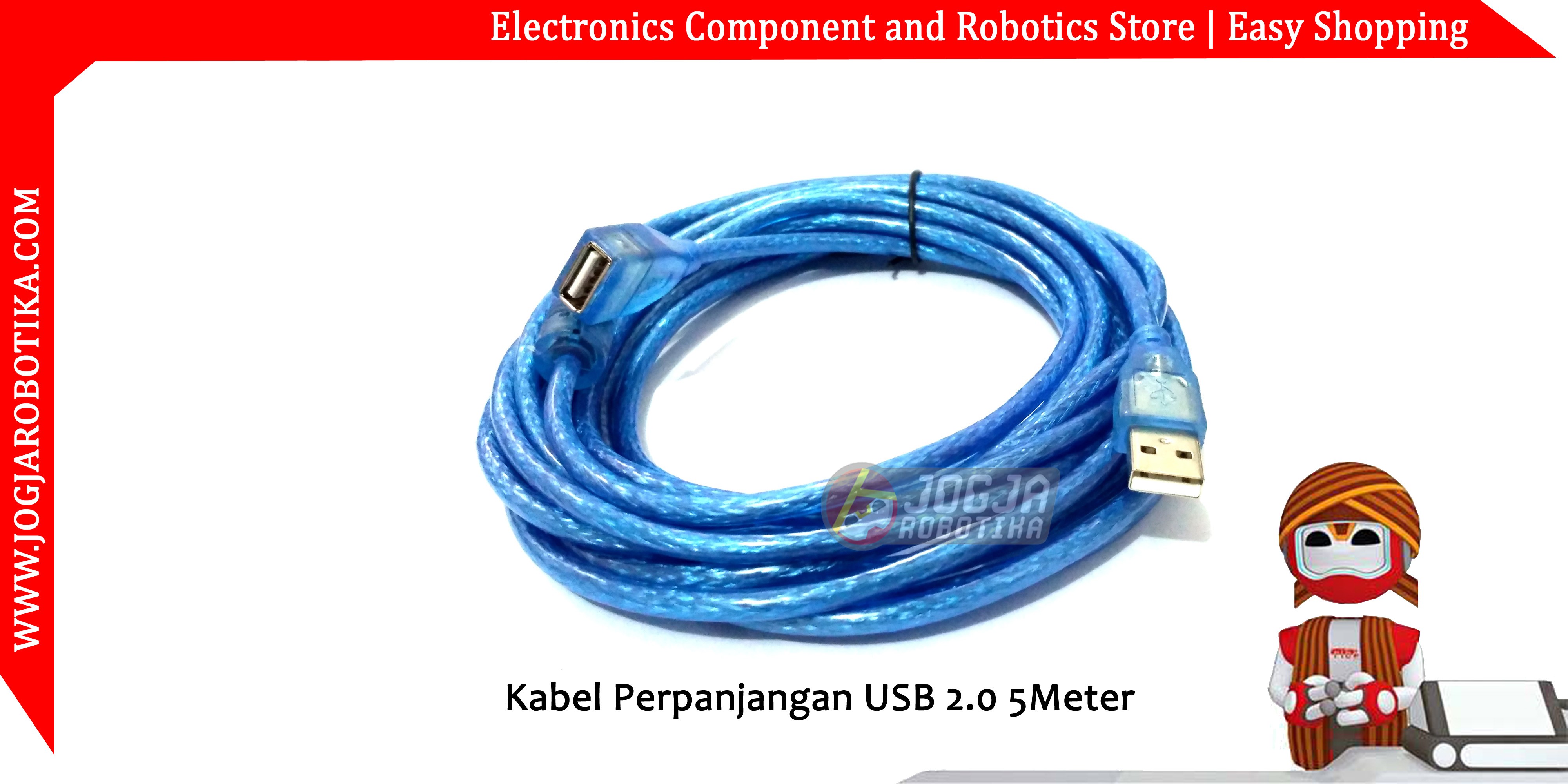 Kabel Perpanjangan USB 2.0 5 Meter