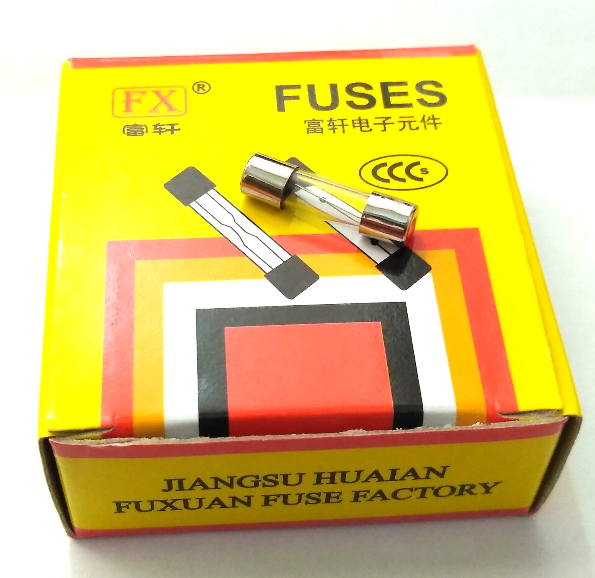 5x20mm Glass Tube Fuse 10A 250V