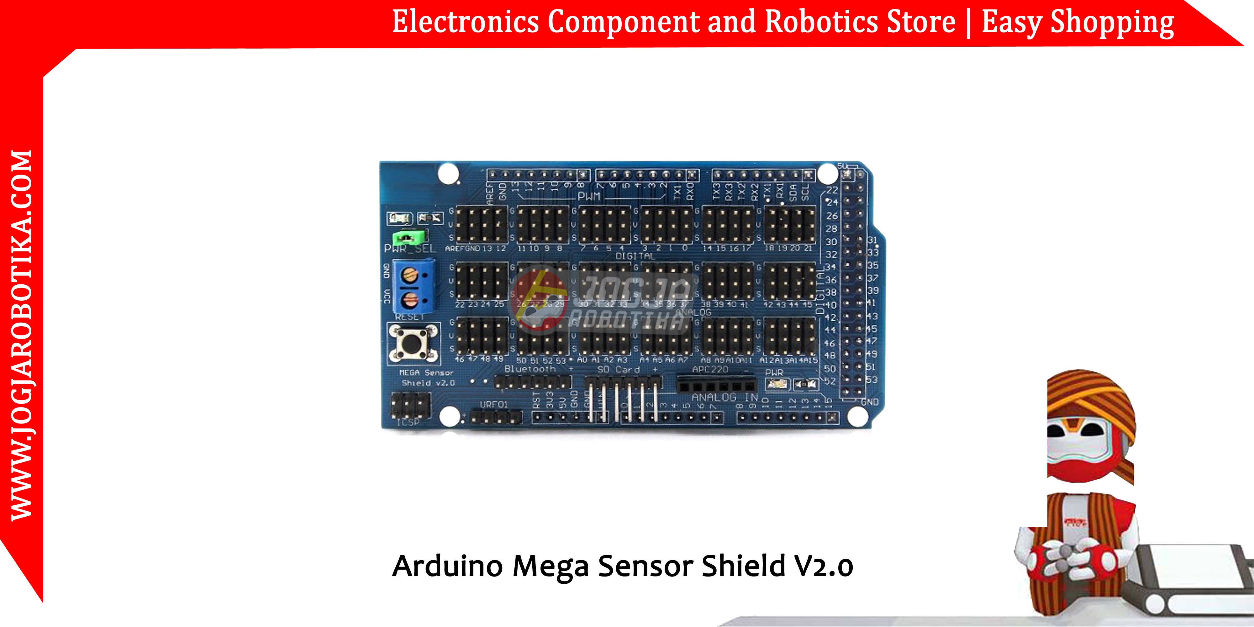 Arduino Mega Sensor Shield V2.0