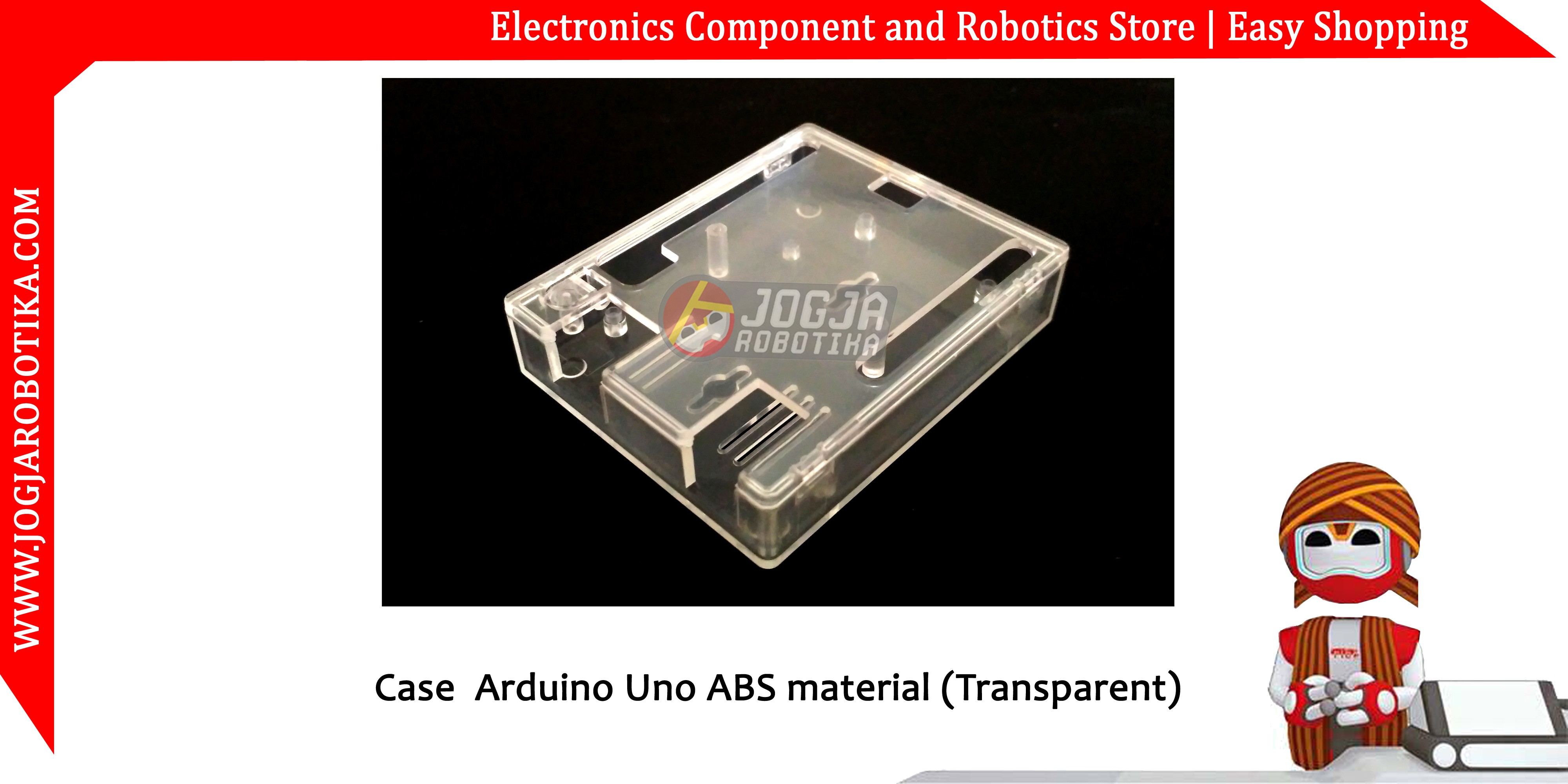 Case Arduino Uno ABS material (Transparent)