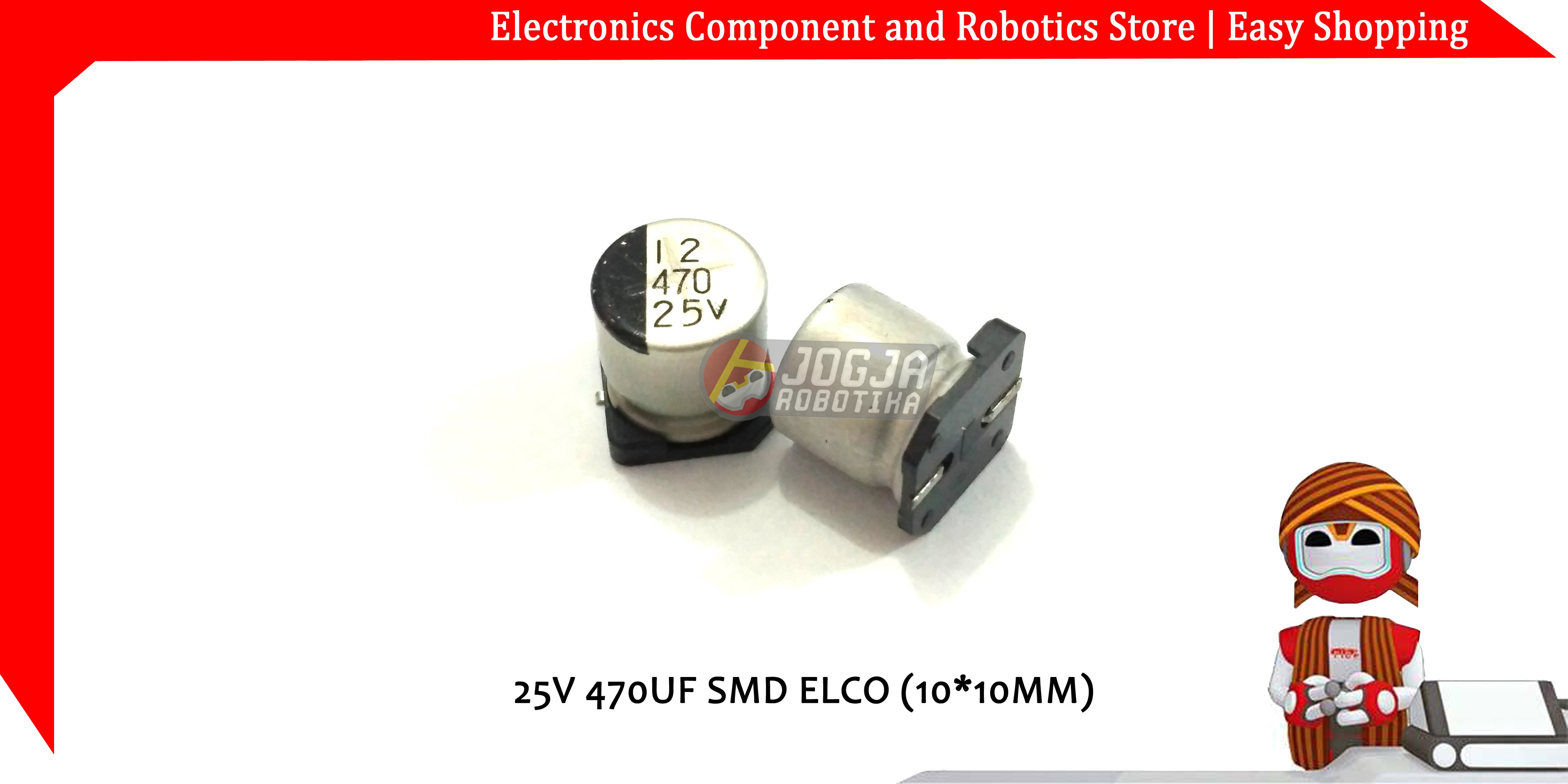 25V 470UF SMD ELCO (10*10MM)