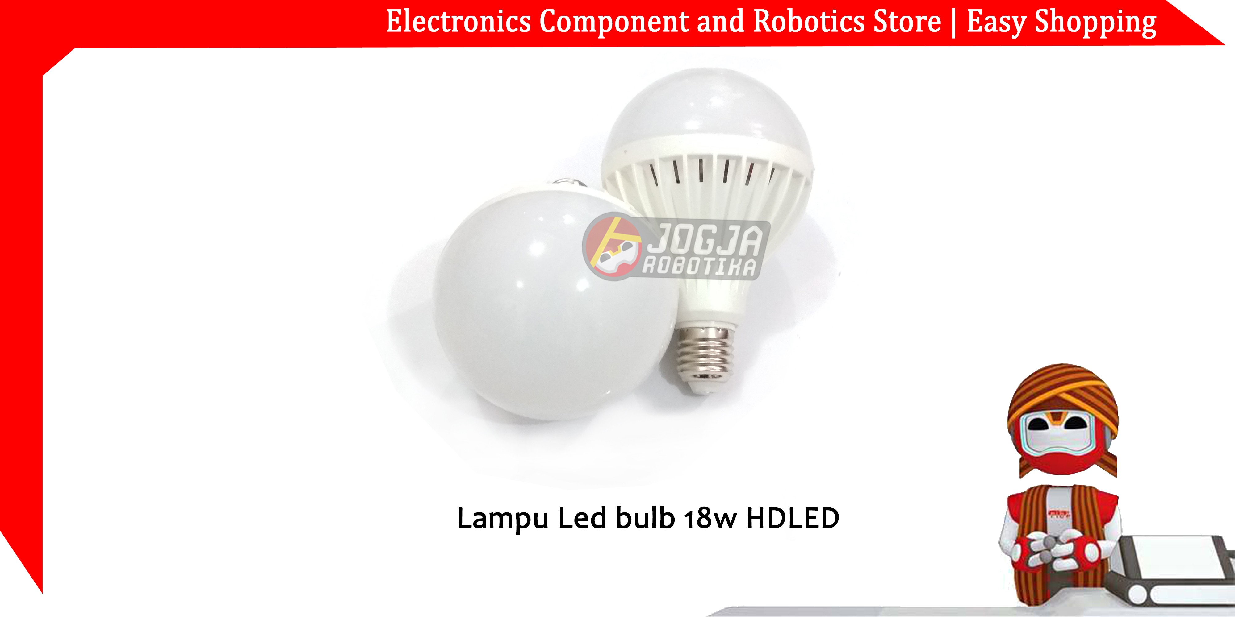 Lampu Led bulb 18w HDLED