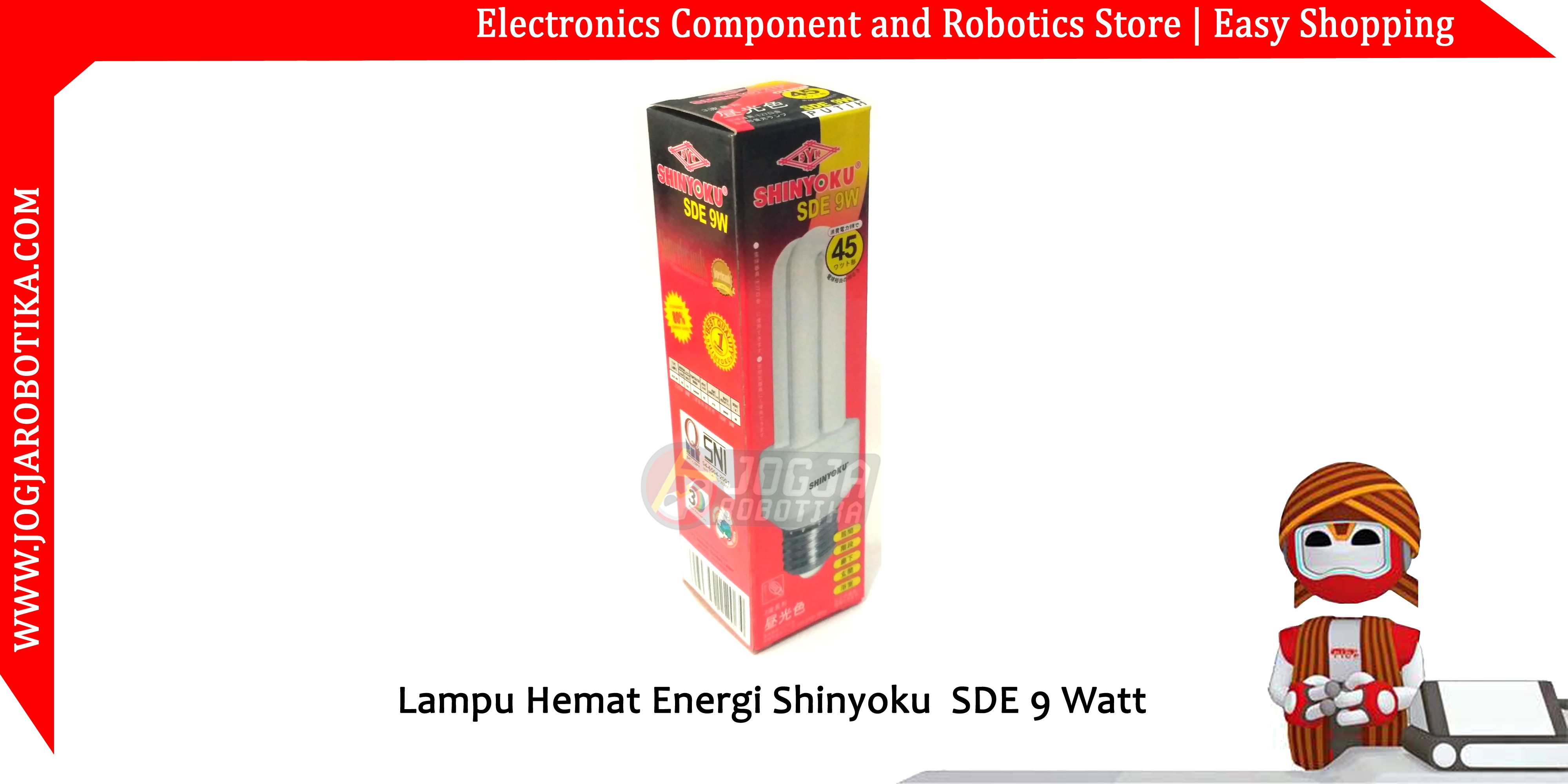 Lampu Hemat Energi SDE 9 Watt SHINYOKU