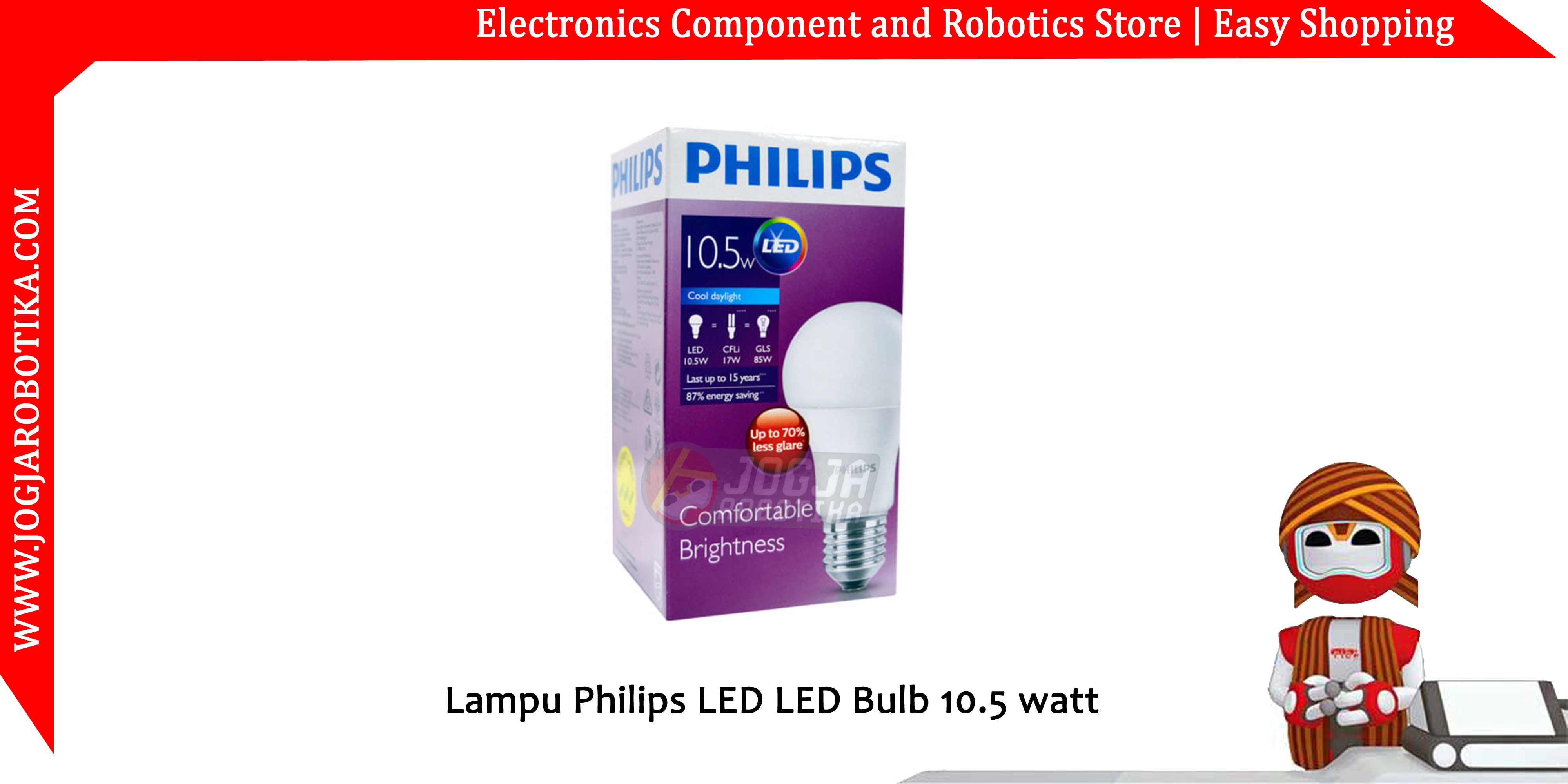 Lampu LED Bulb 10.5 watt PHILIPS