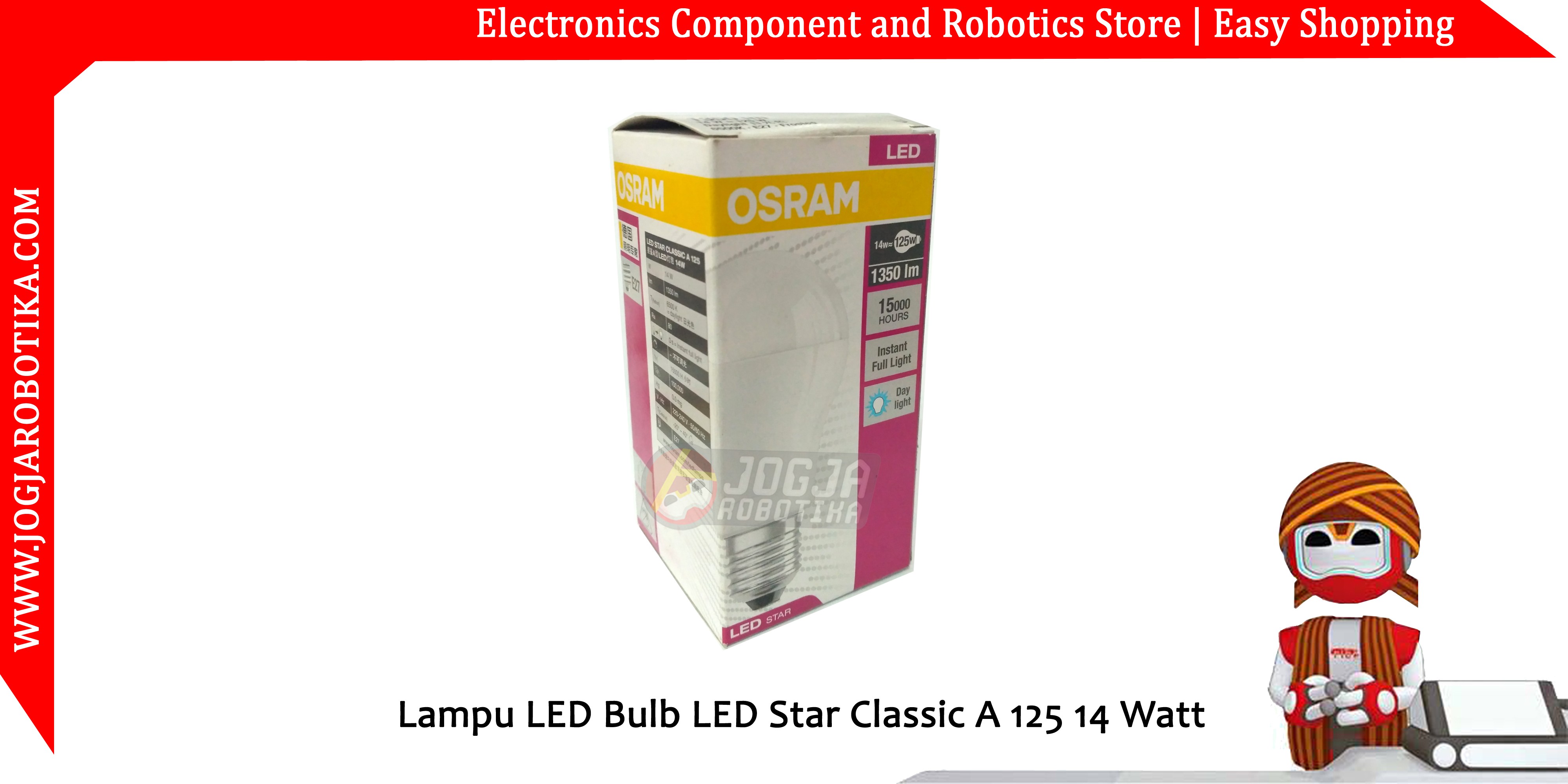 Lampu LED Bulb LED Star Classic A 125 14W OSRAM