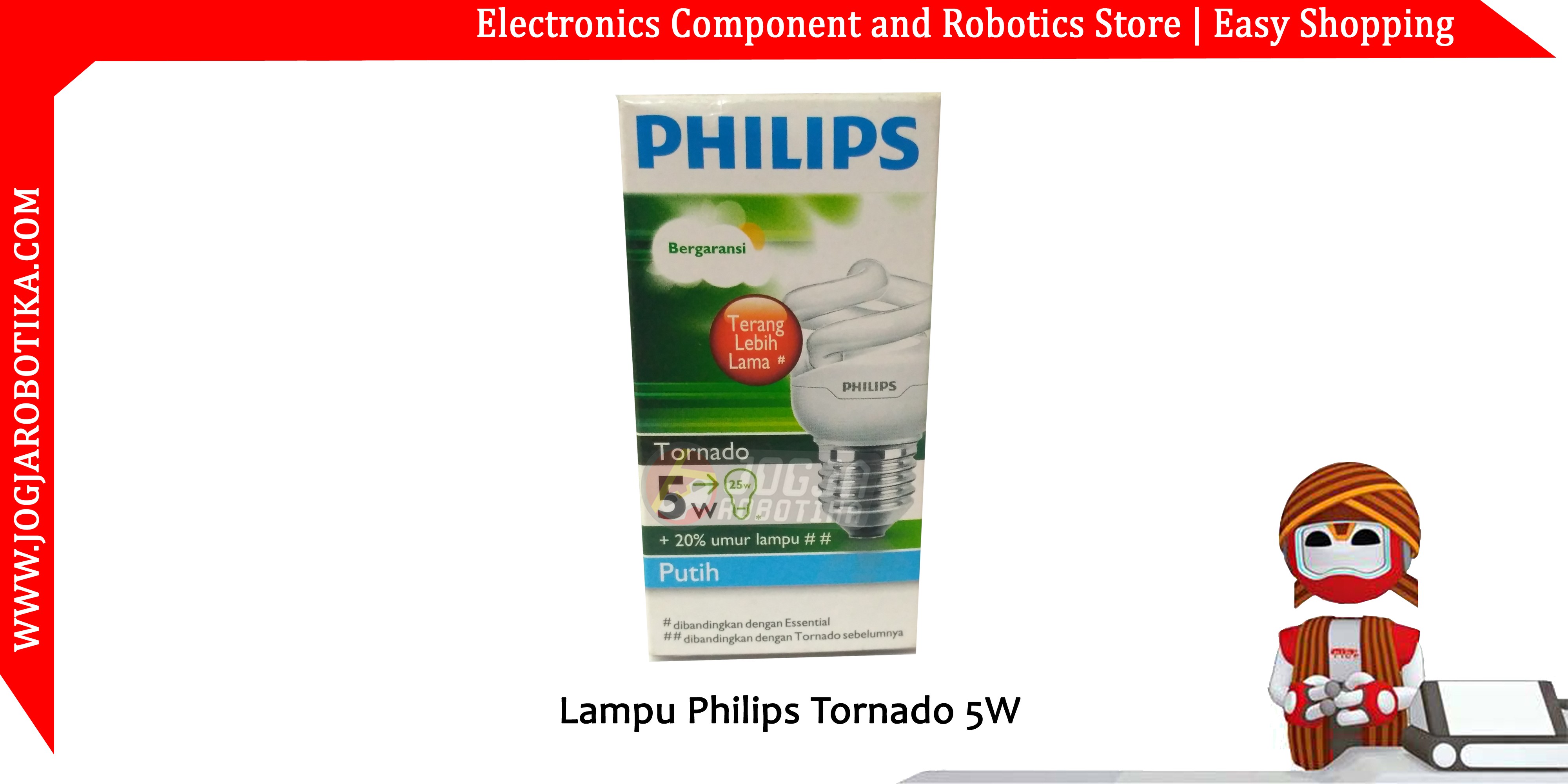 Lampu Philips Tornado 5W
