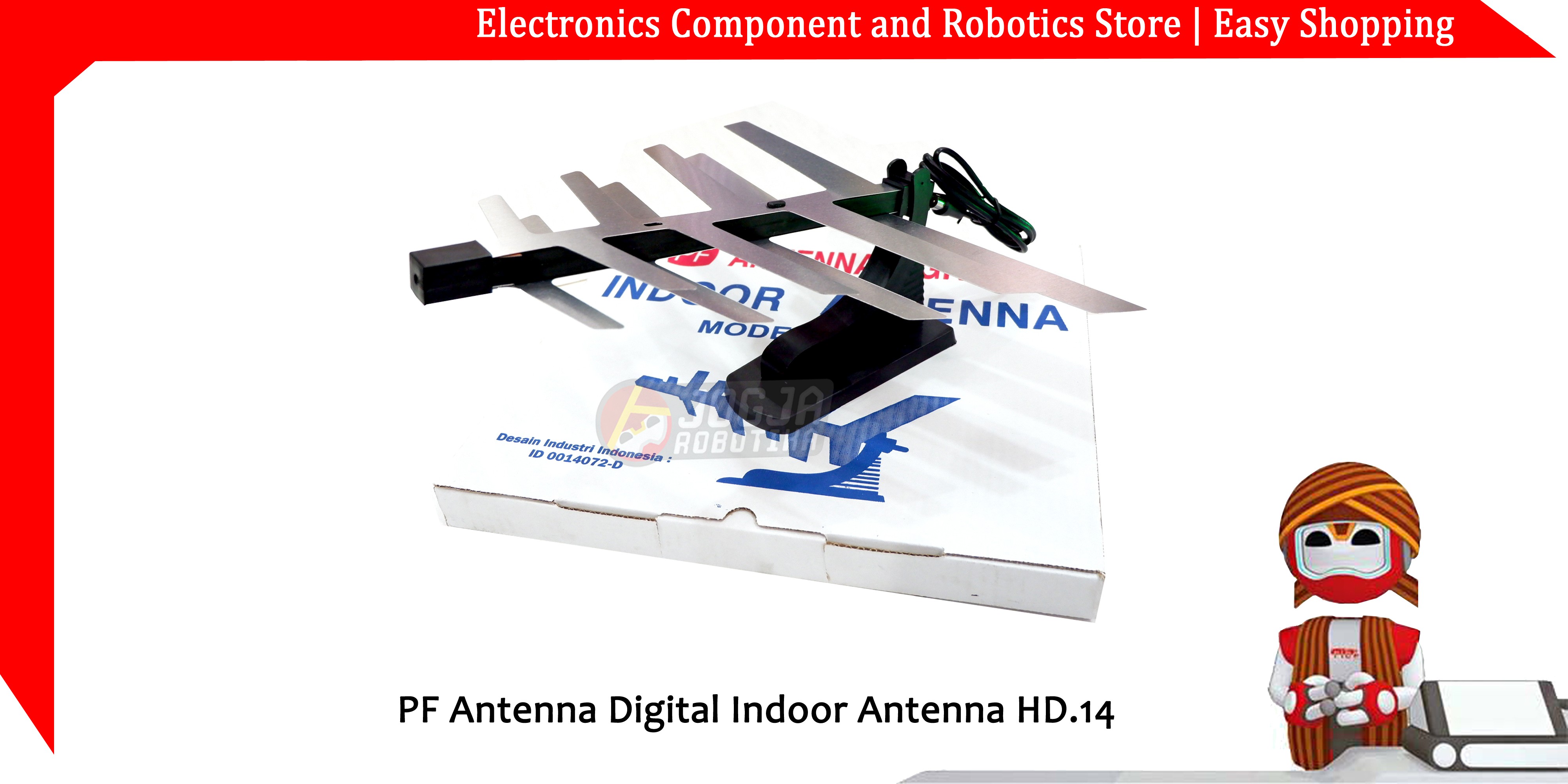PF Antenna Digital Indoor Antenna HD.14