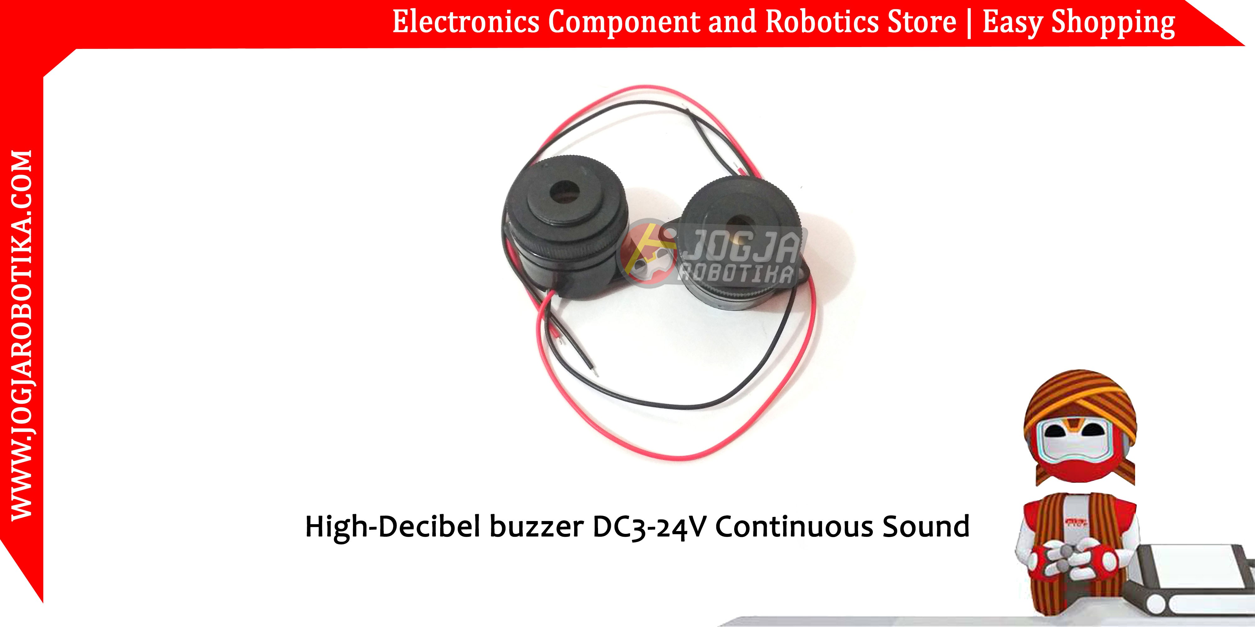 High-Decibel Buzzer DC3-24V Continuous Sound