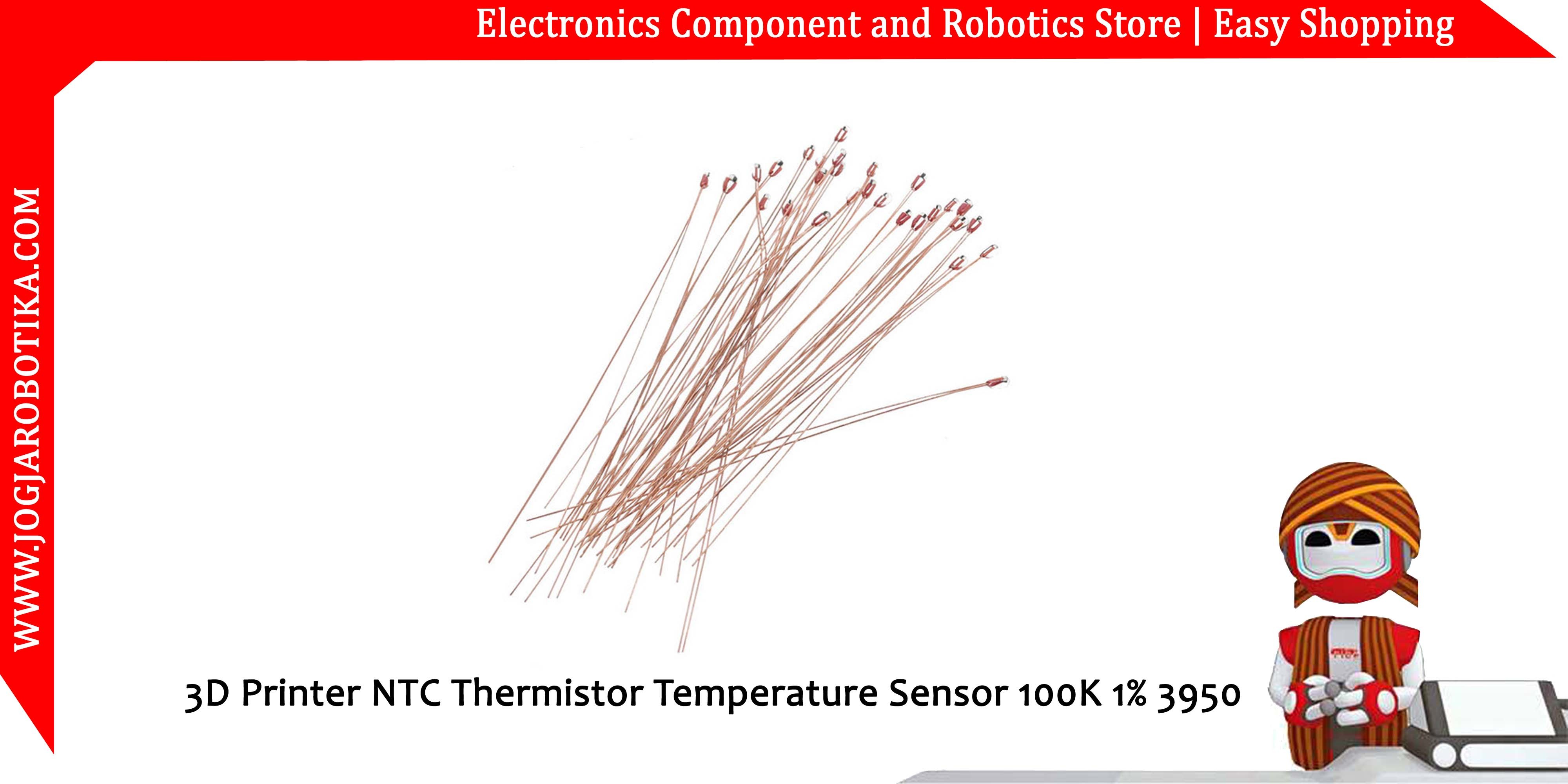 3D Printer NTC Thermistor Temperature Sensor 100K 1% 3950