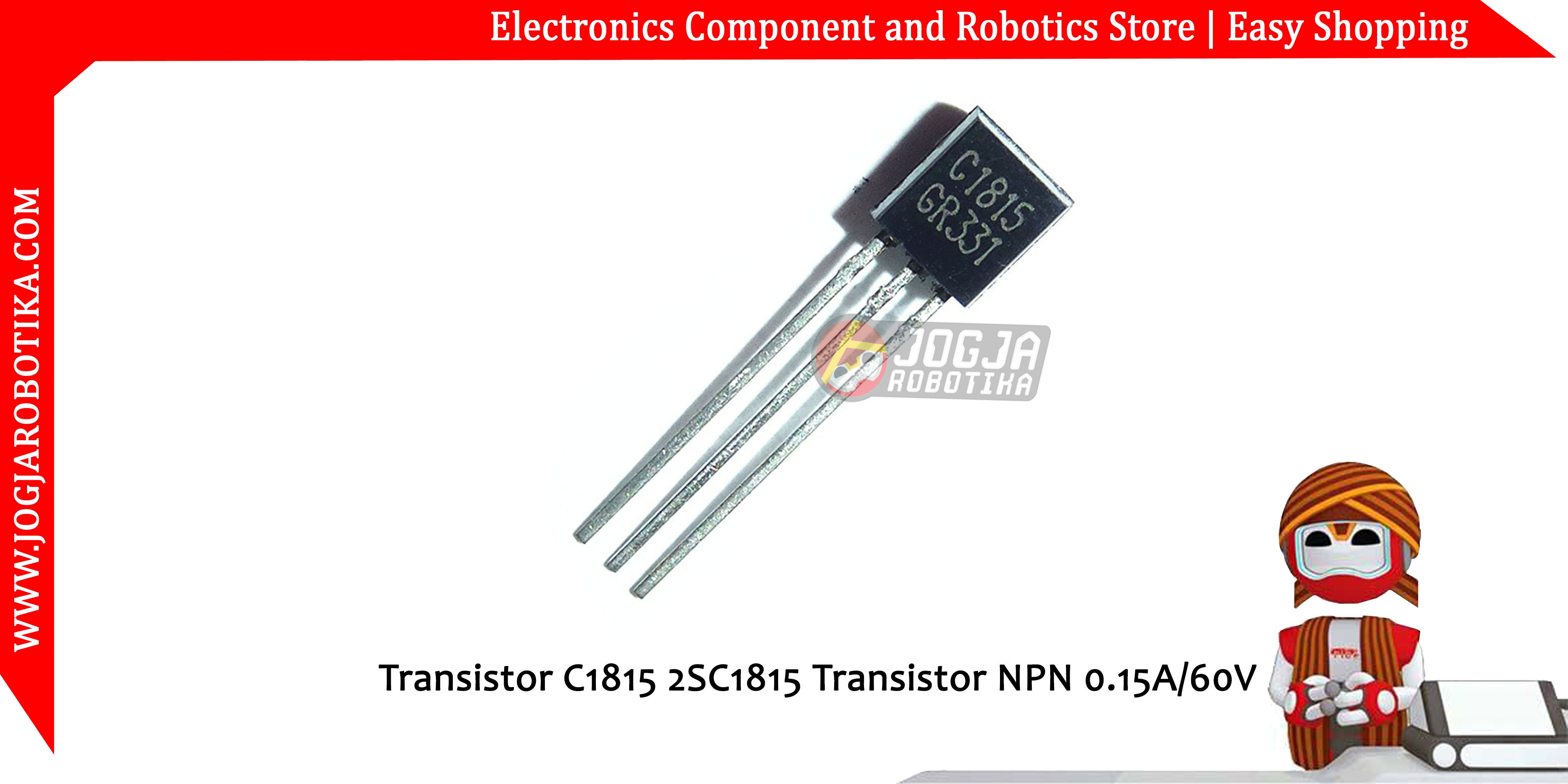 Transistor C1815 2SC1815 Transistor NPN 0.15A/60V