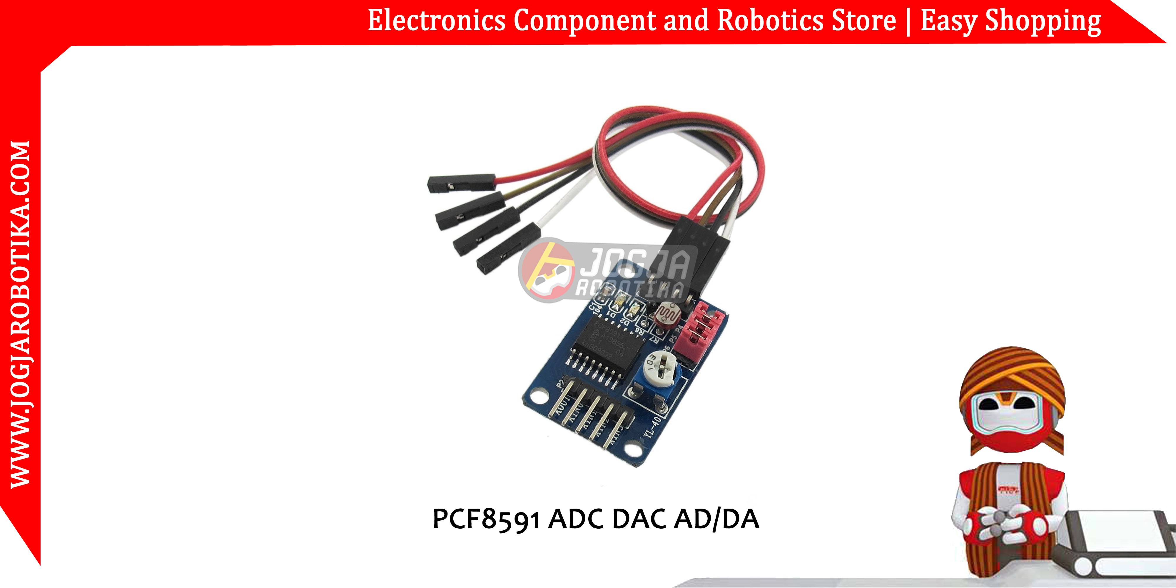 PCF8591 ADC DAC AD/DA Analog Digital Converter Module