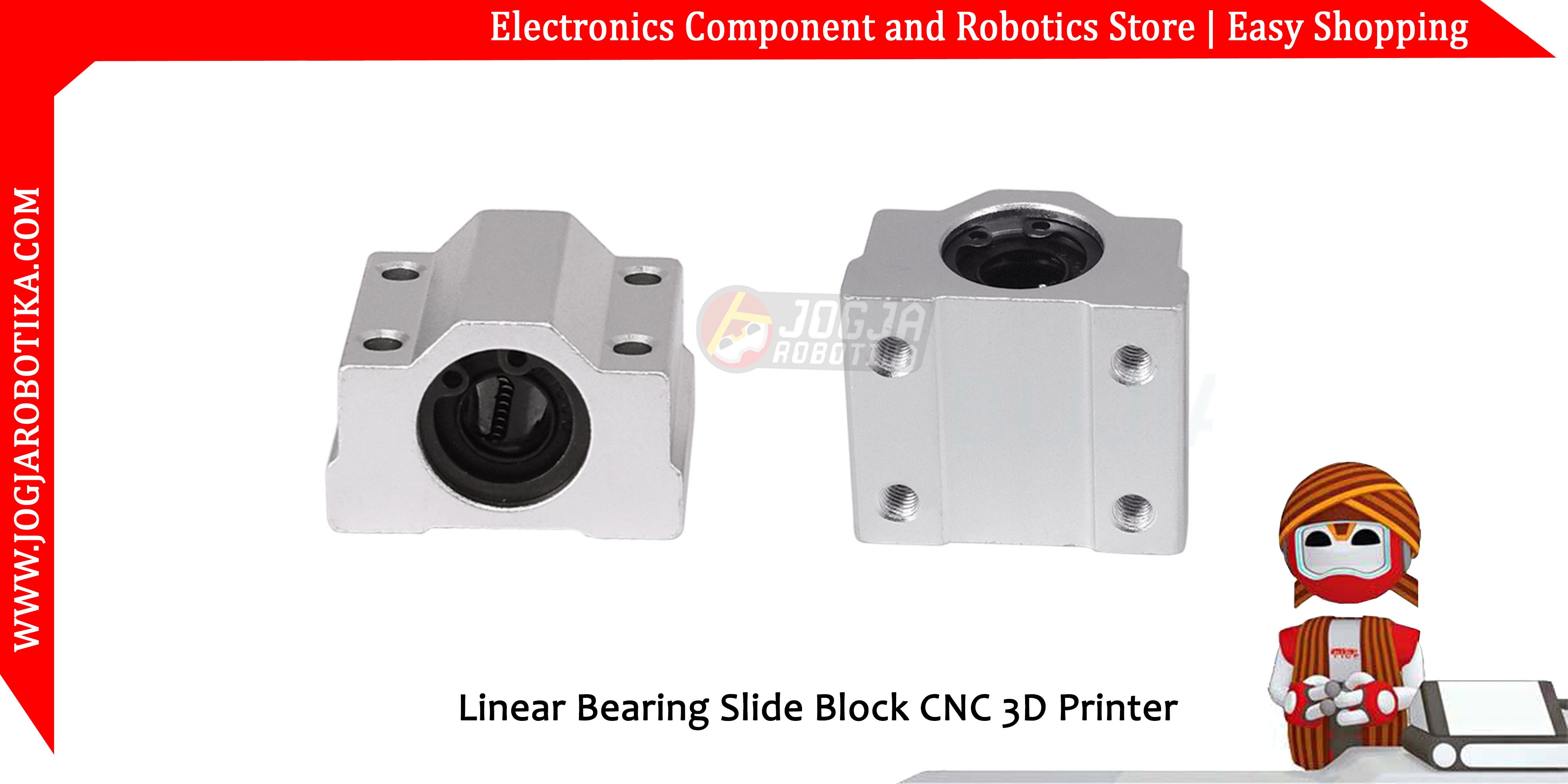 SCS10UU Linear Bearing Slide Block CNC 3D Printer