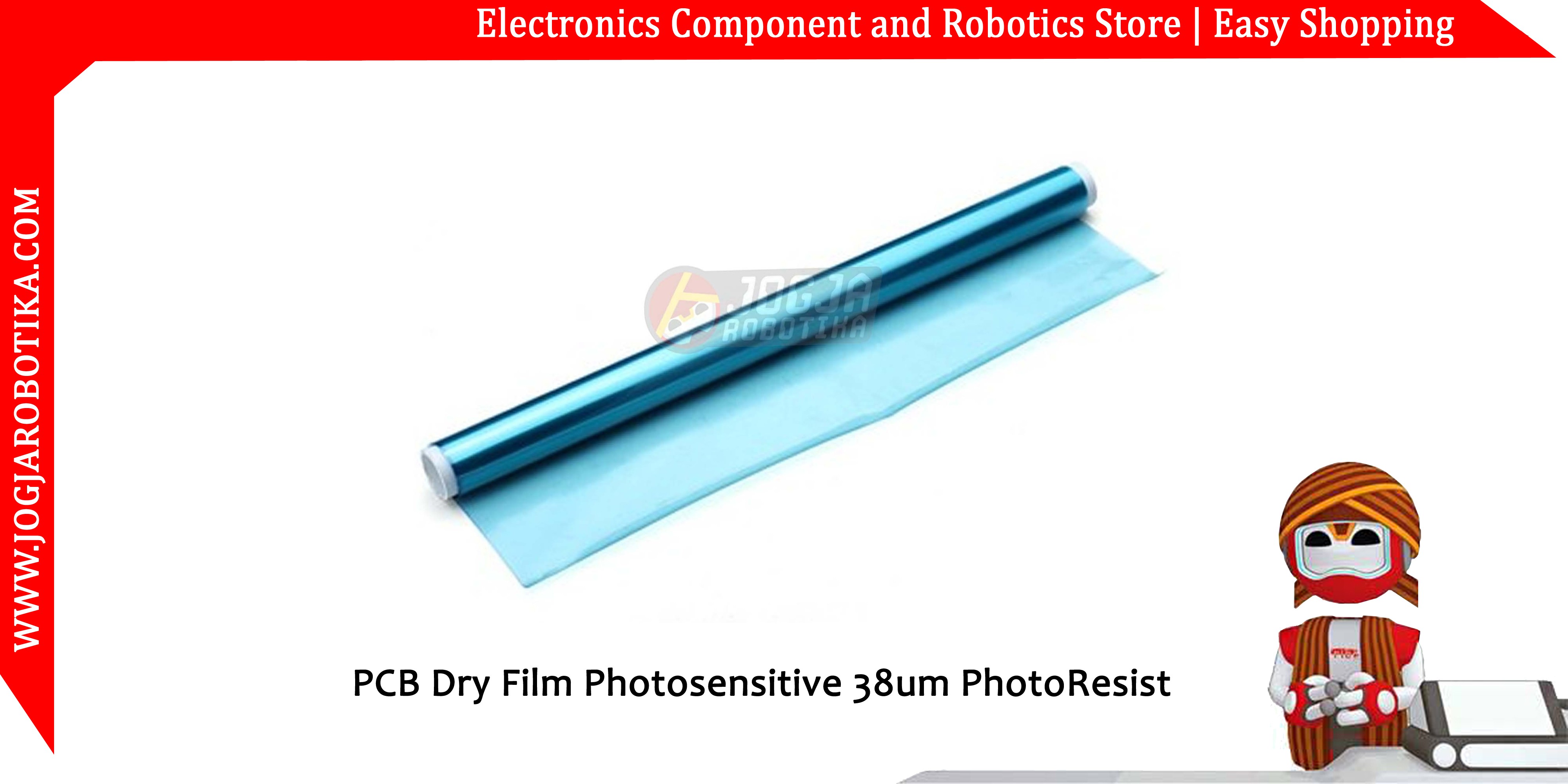 PCB Dry Film Photosensitive 38um PhotoResist 1M x 30cm