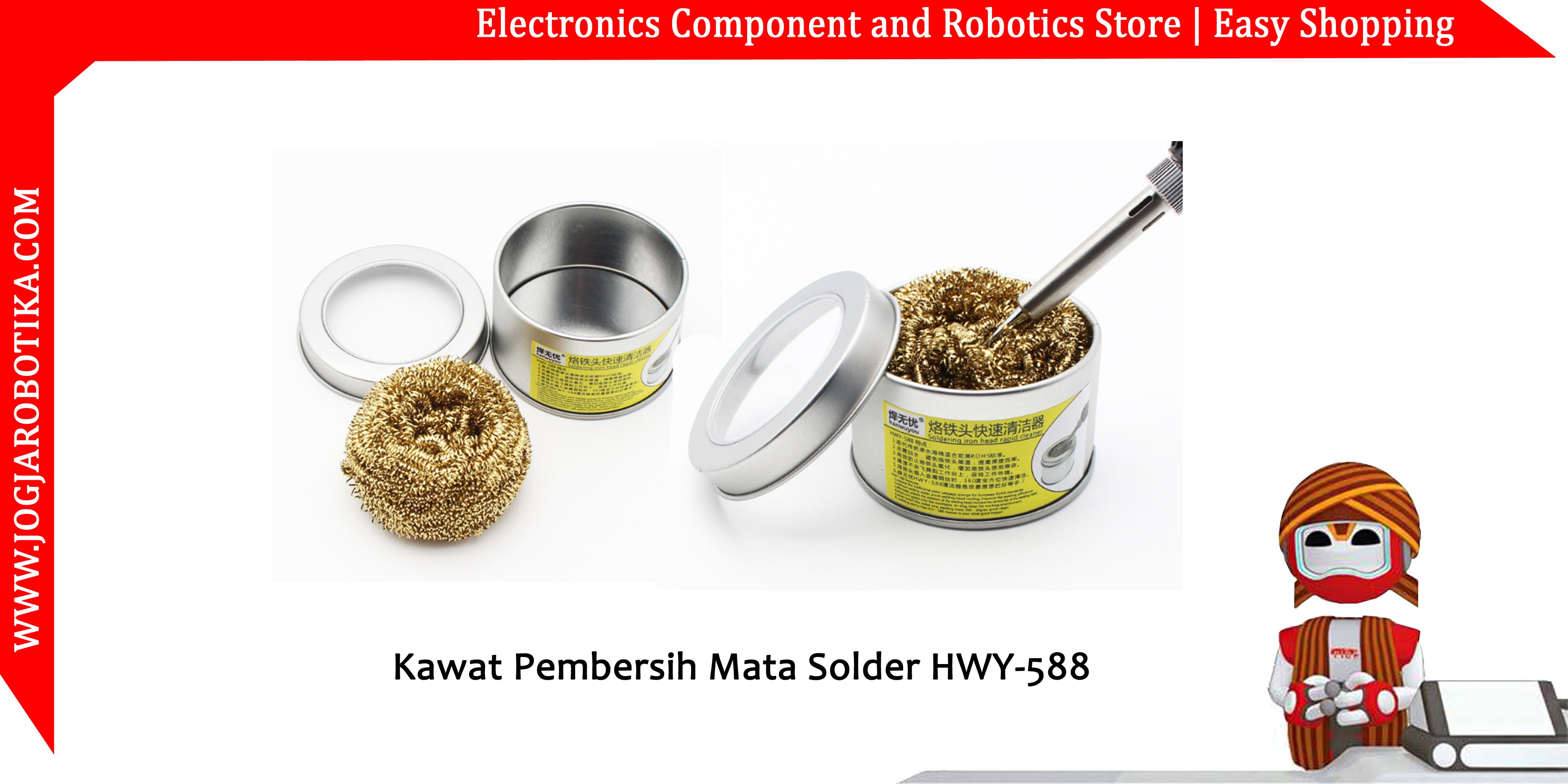Kawat Pembersih Mata Solder HWY-588