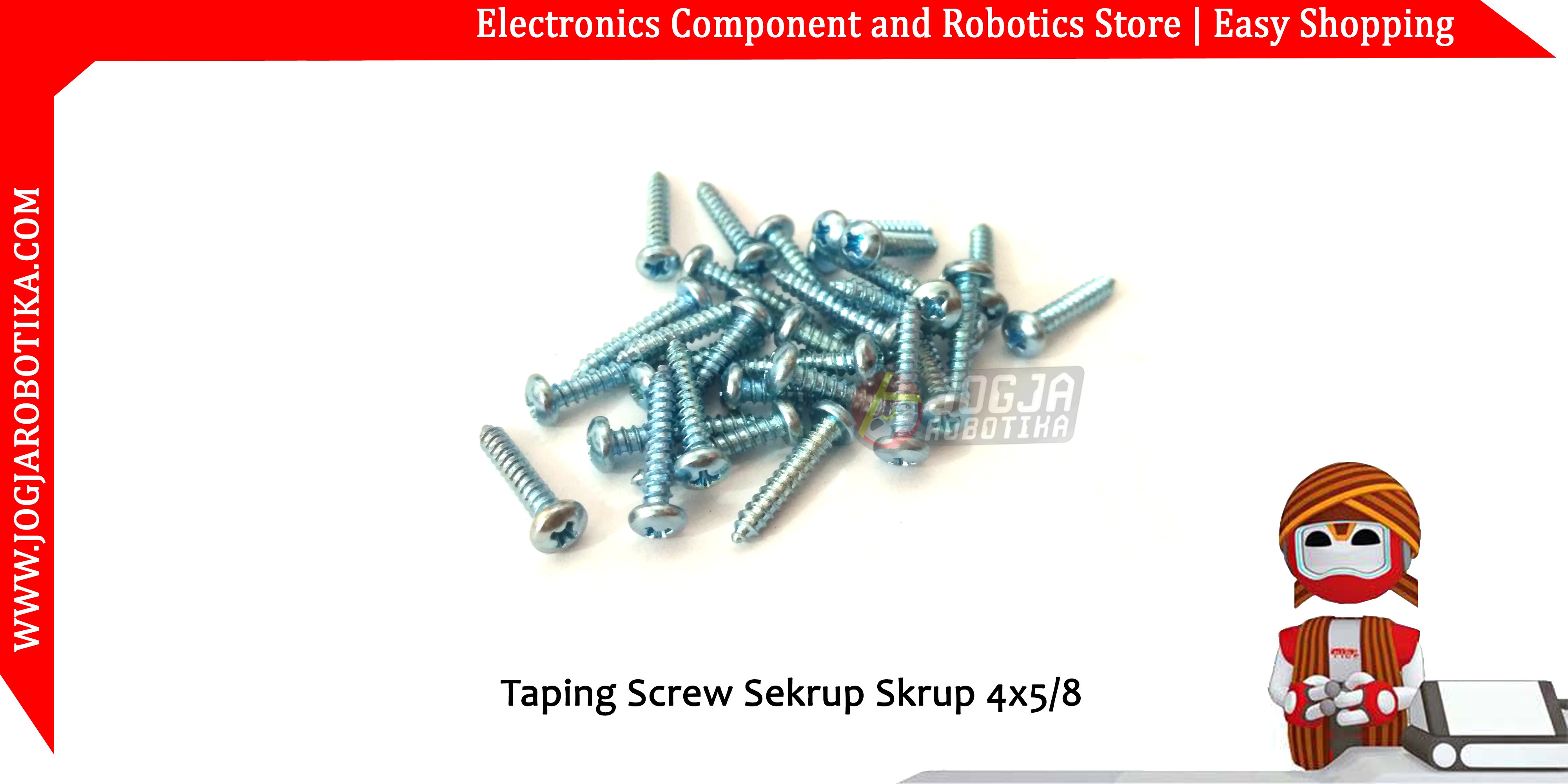 Taping Screw Sekrup Skrup 4x5/8
