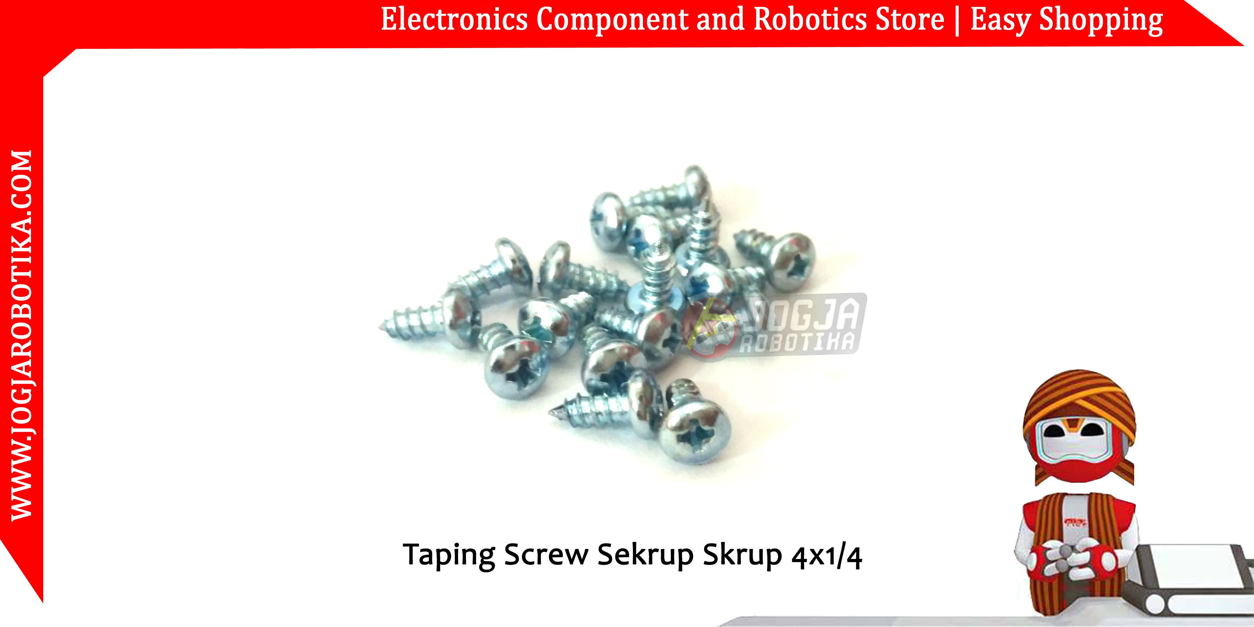 Taping Screw Sekrup Skrup 4x1/4