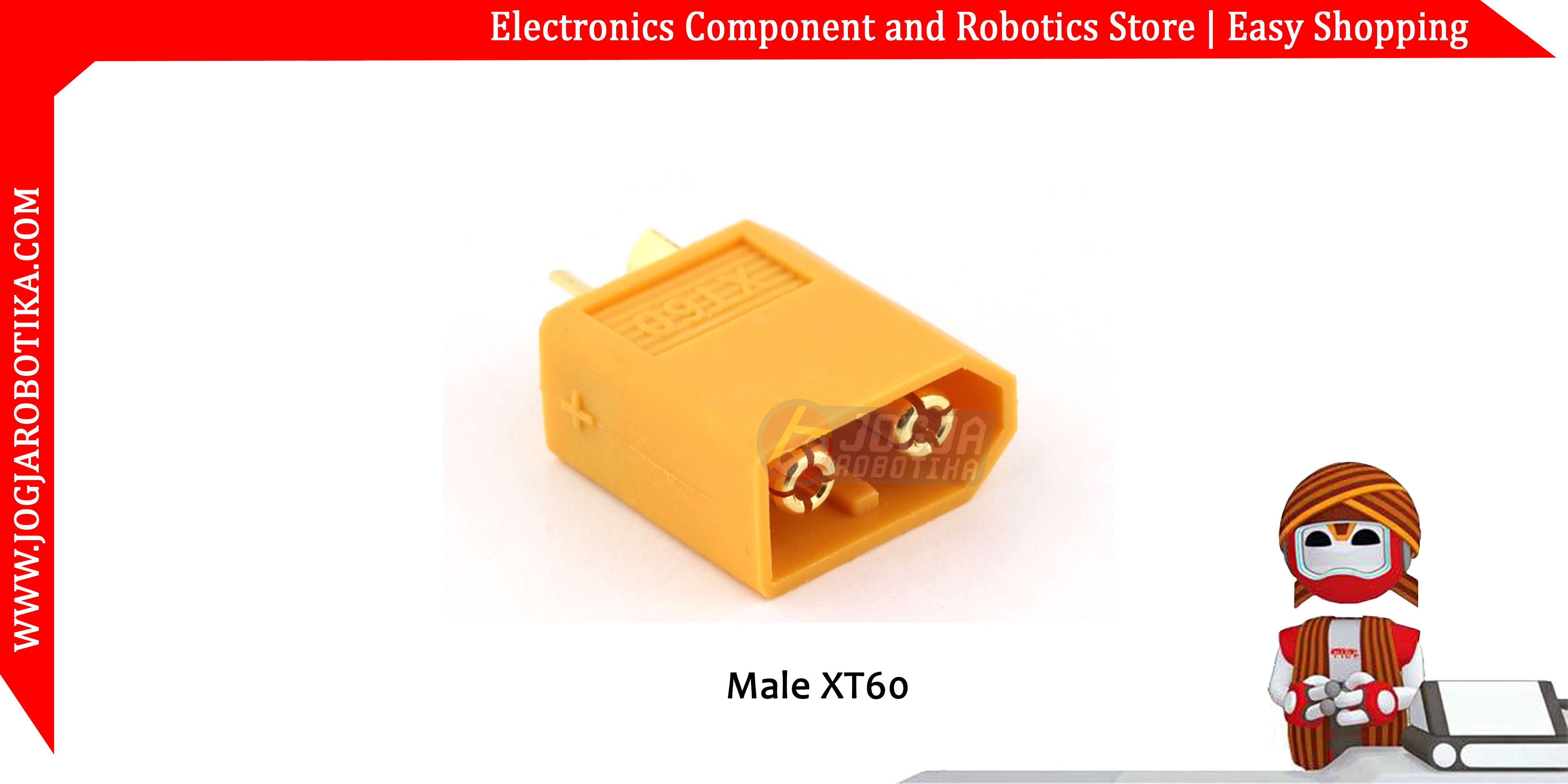 Male XT60 connectors 1pcs GENUINE