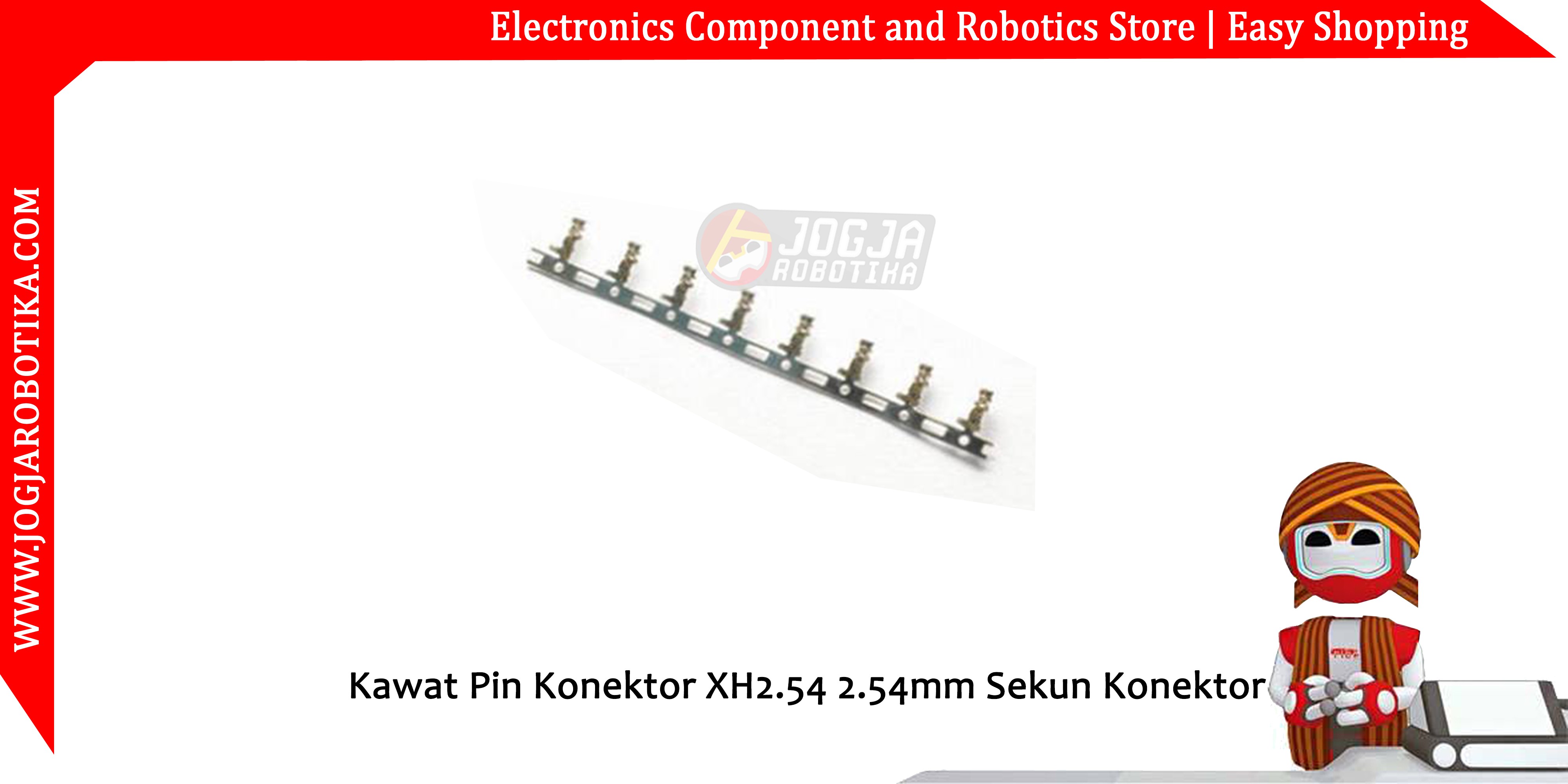 Kawat Pin Konektor XH2.54  2.54mm Sekun Konektor