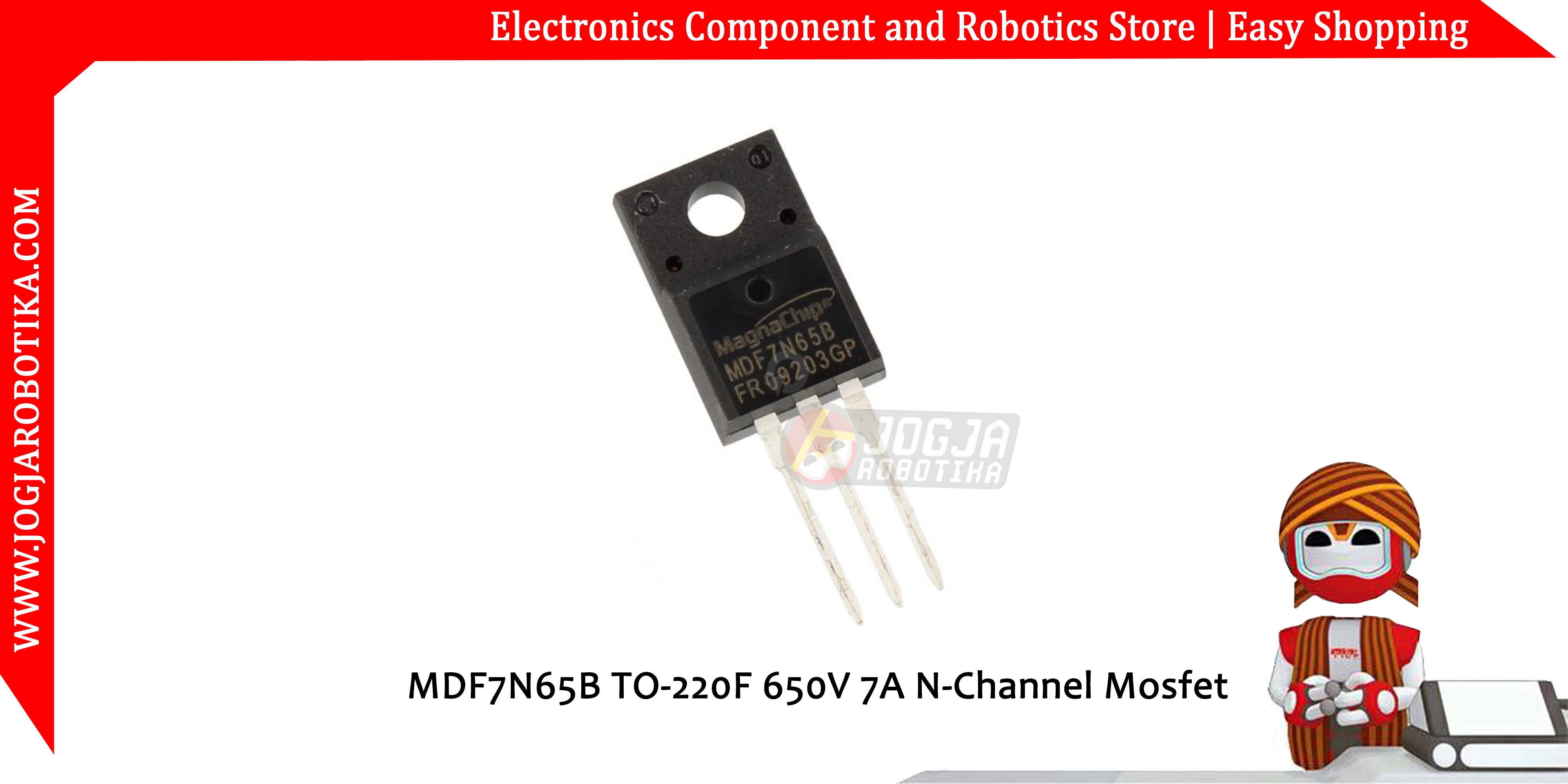 MDF7N65B TO-220F 650V 7A N-Channel Mosfet